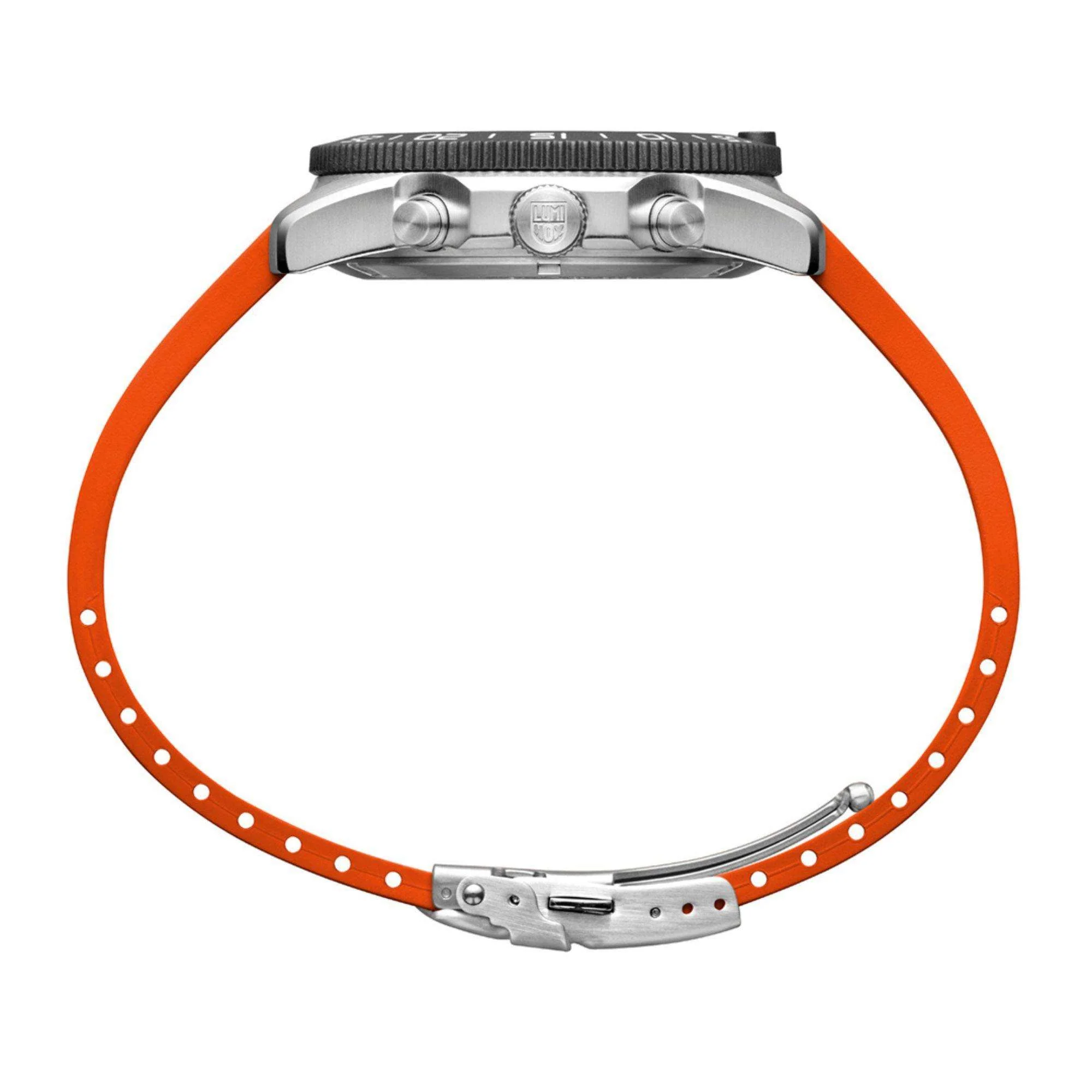 Luminox Pacific Diver Chronograph Orange Rubber Strap Black Dial Men's Watch XS.3149 - Image 5