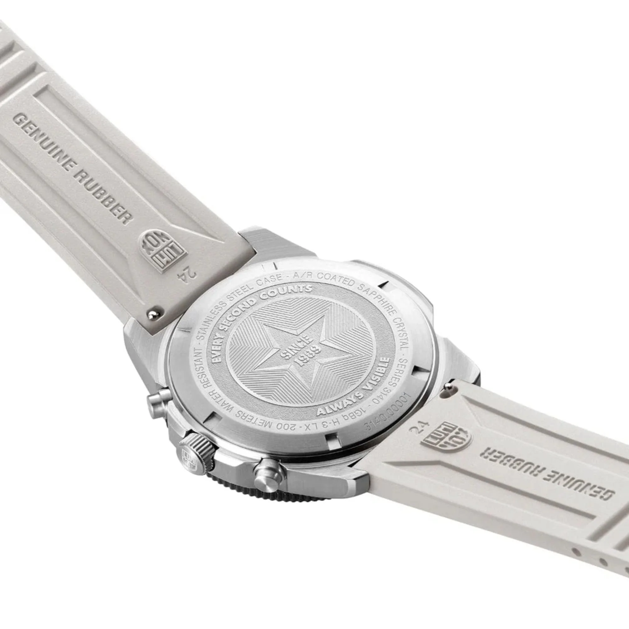 Luminox Pacific Diver Chronograph Quartz Black Dial Rubber Strap Men's Watch XS.3141.SET - Image 6