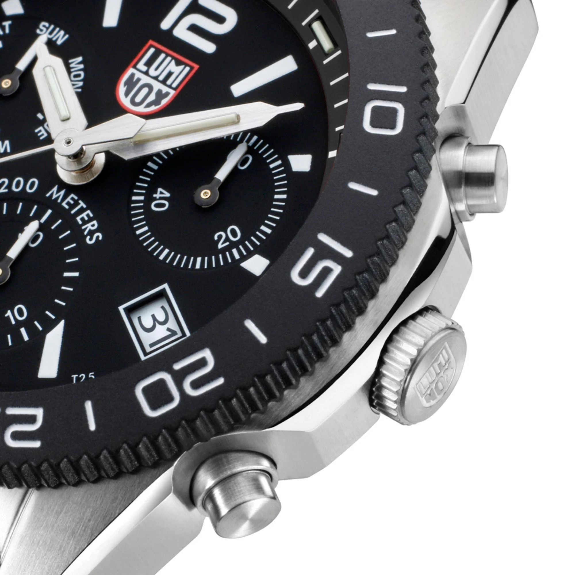 Luminox Pacific Diver Chronograph Stainless Steel Bracelet Mens Watch XS.3142 - Image 17