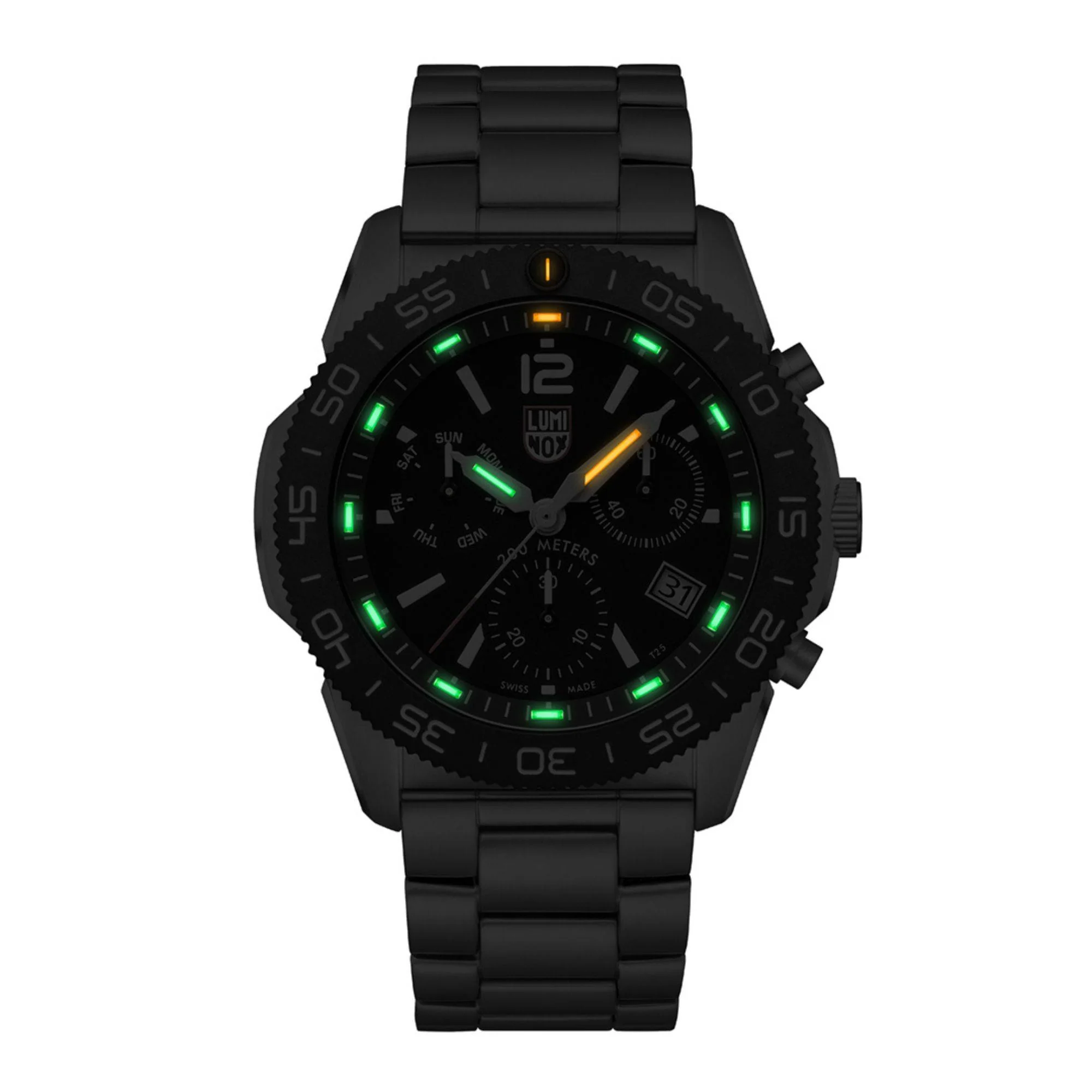 Luminox Pacific Diver Chronograph Stainless Steel Bracelet Mens Watch XS.3142 - Image 19