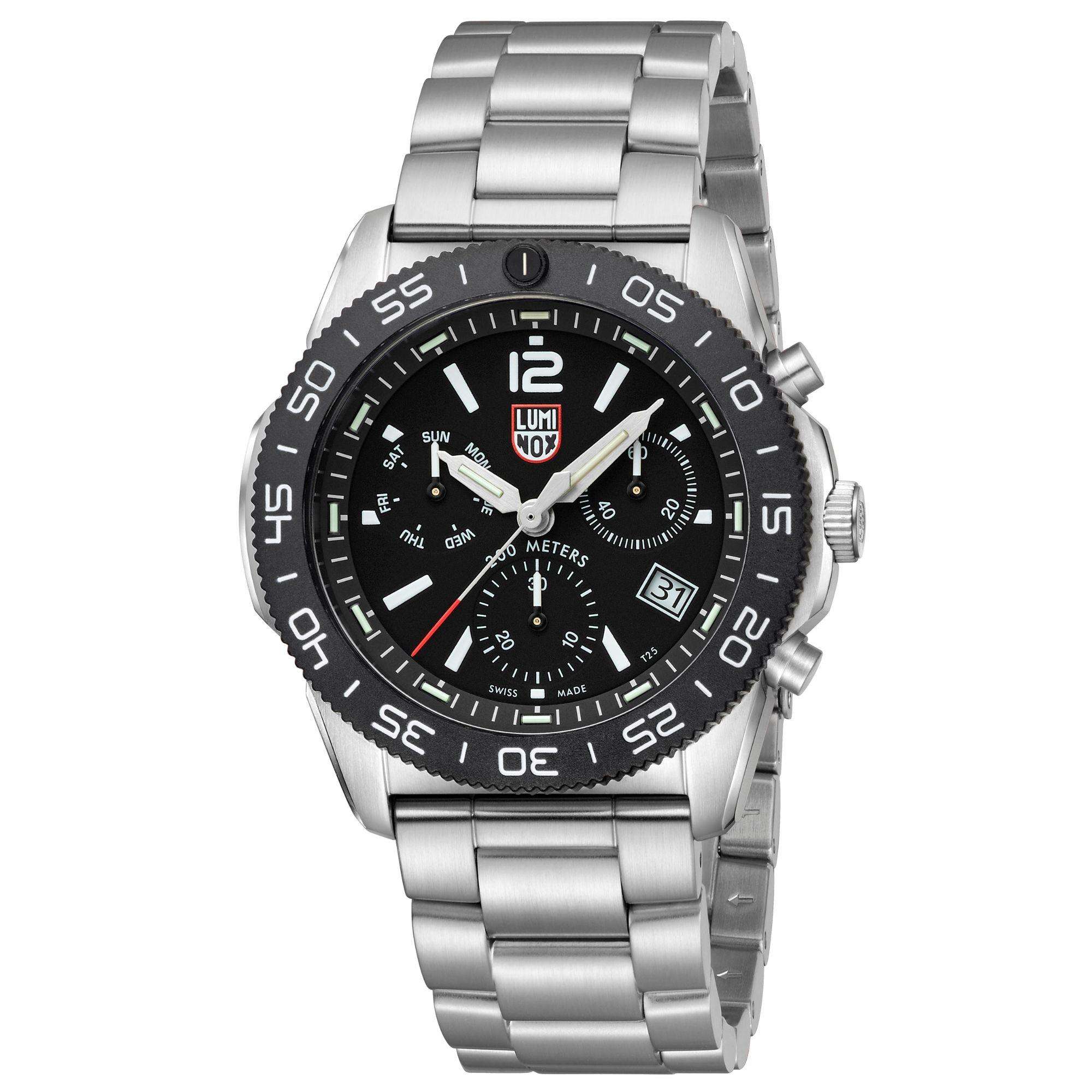 Luminox Pacific Diver Chronograph Stainless Steel Bracelet Mens Watch XS.3142 - Image 2