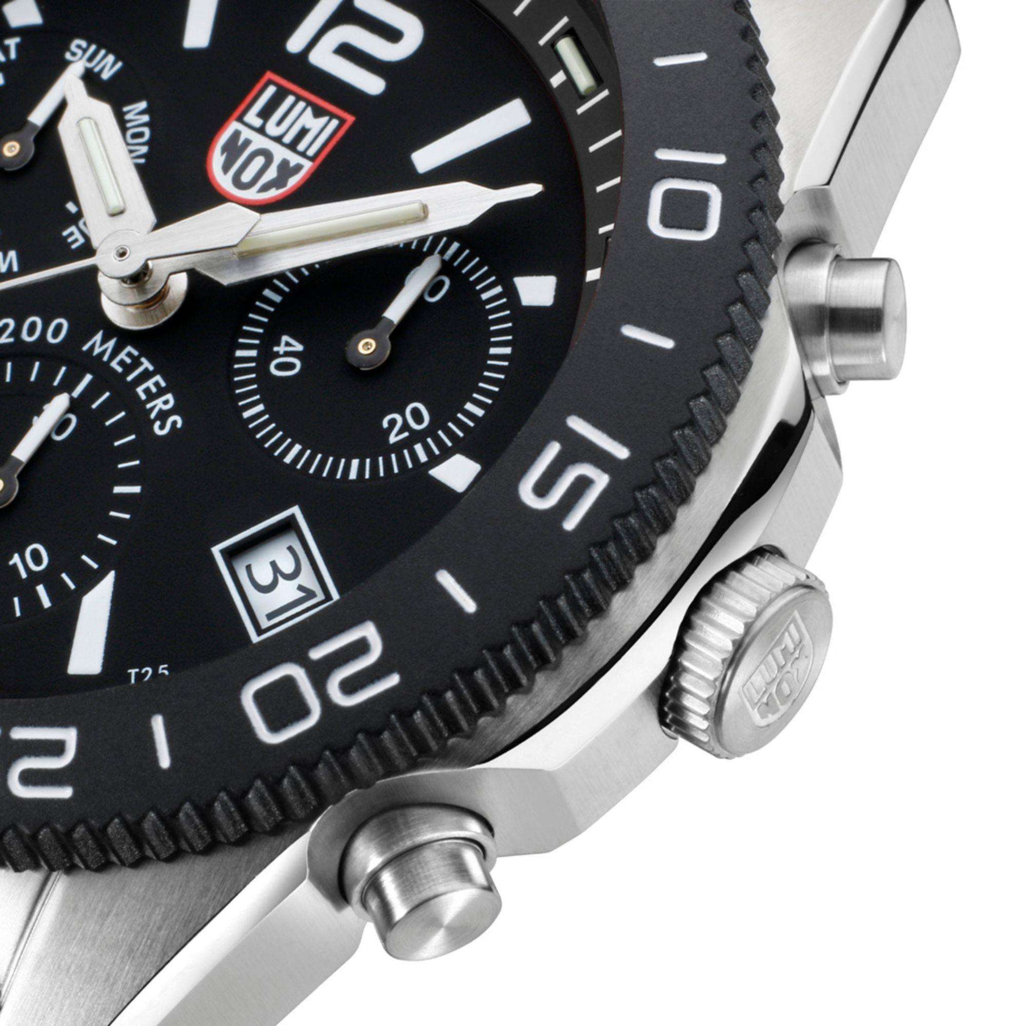 Luminox Pacific Diver Chronograph Stainless Steel Bracelet Mens Watch XS.3142 - Image 6