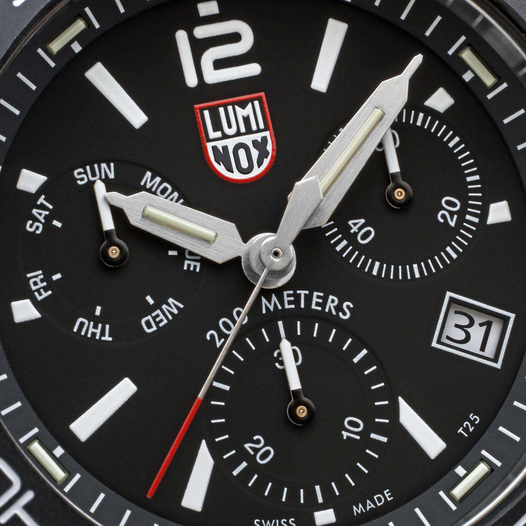 Luminox Pacific Diver Chronograph Stainless Steel Bracelet Mens Watch XS.3142 - Image 7
