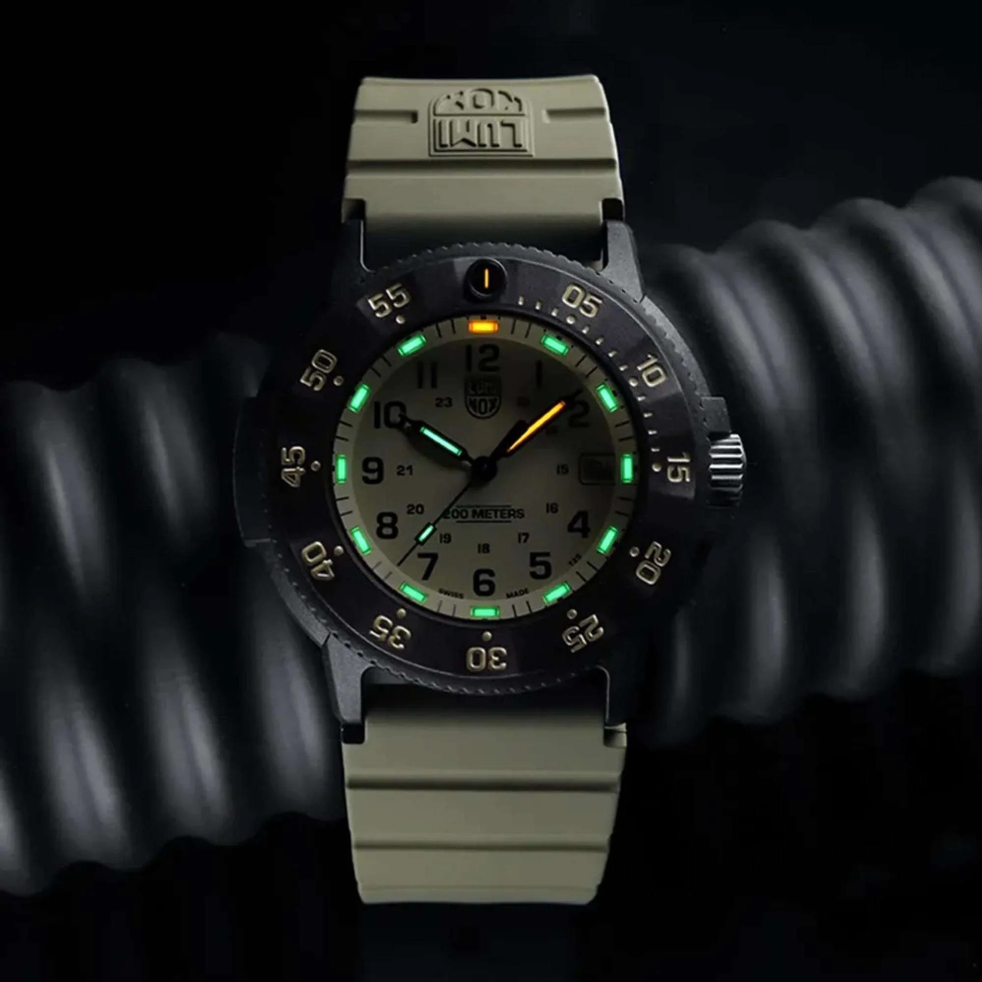 Luminox Sea Original Navy Seal 3000 Evo Series Mens Watch Beige Dial XS.3010.EVO.S - Image 9