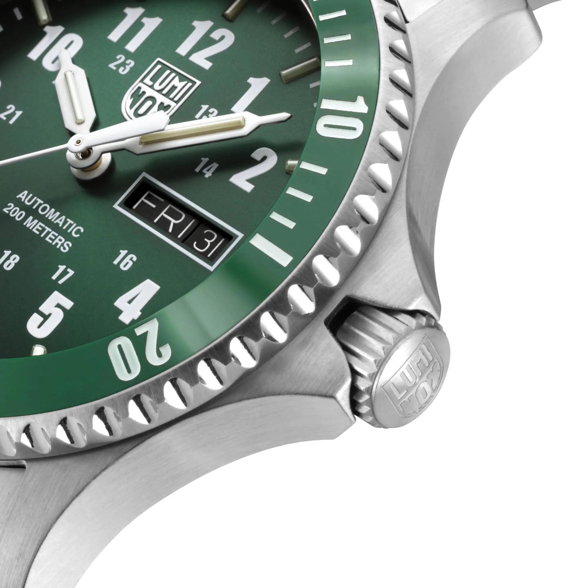 Luminox Automatic Sport Timer Automatic Green Dial Stainless Steel Bracelet Men’s Watch XS.0937 - Image 7