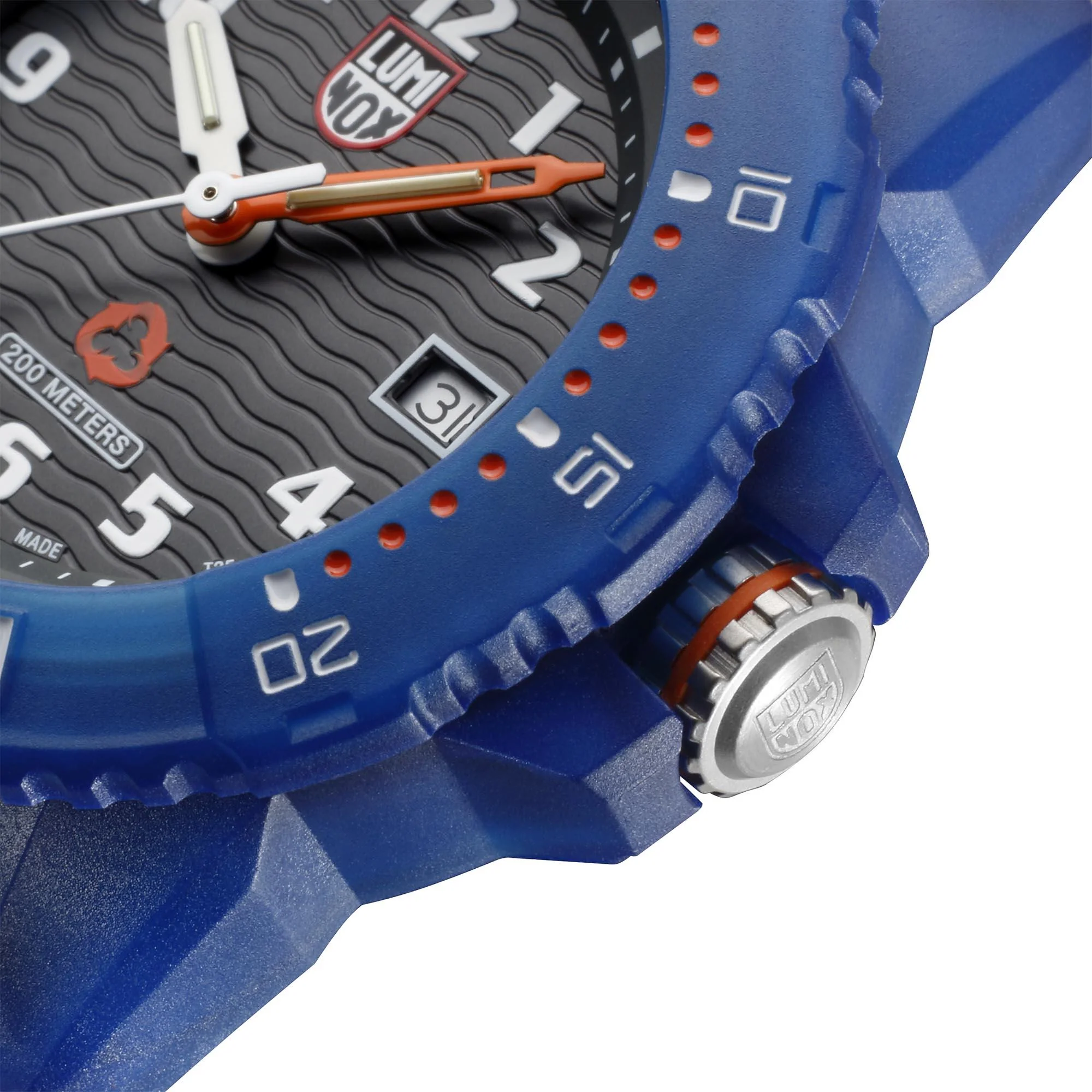 Luminox #Tide Recycled Ocean Material Quartz Black Dial Grey Nylon Strap Men's Watch XS.8902.ECO - Image 9