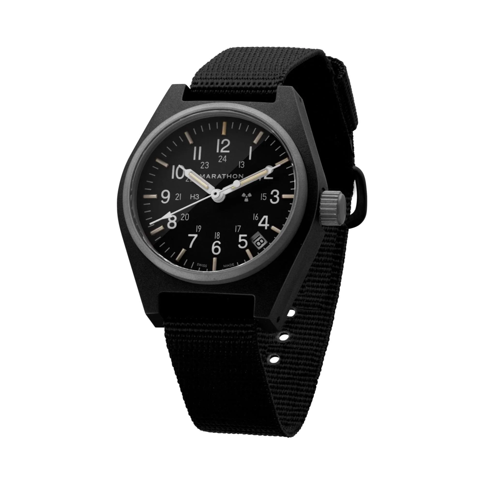Marathon Black General Purpose Quartz with Date (GPQ-D) Black Dial Men's Watch WW194015BK-0101 - Image 5