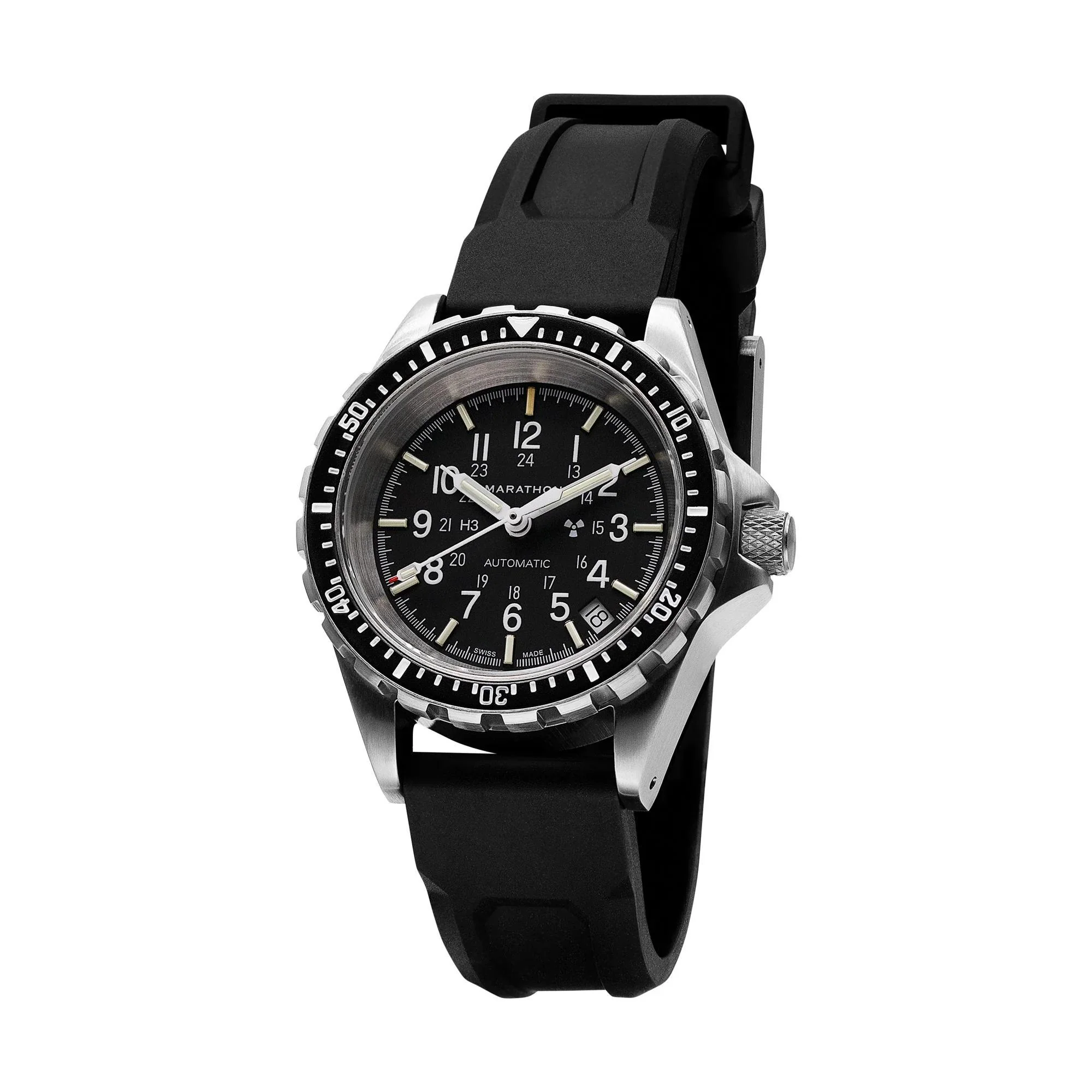 Marathon Medium Diver's Automatic Black Dial Men’s Watch WW194026SS-0130 - Image 11