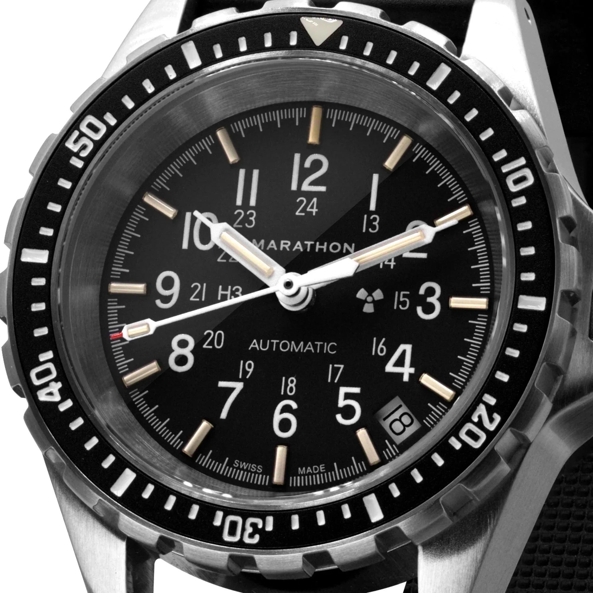 Marathon Medium Diver's Automatic Black Dial Men’s Watch WW194026SS-0130 - Image 13