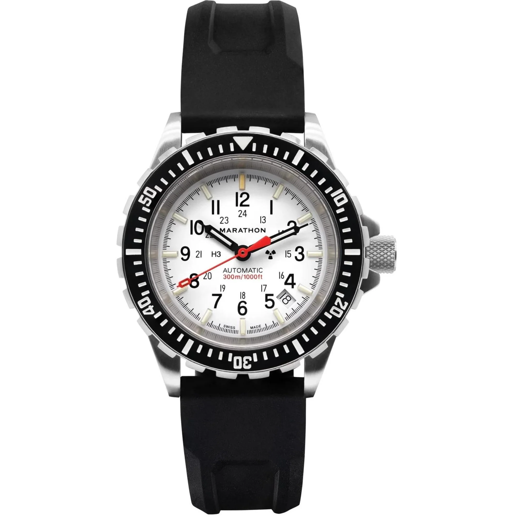 Marathon Arctic Edition Large Diver's Automatic White Dial Men’s Watch (GSAR) WW194006SS-0530 - Image 11