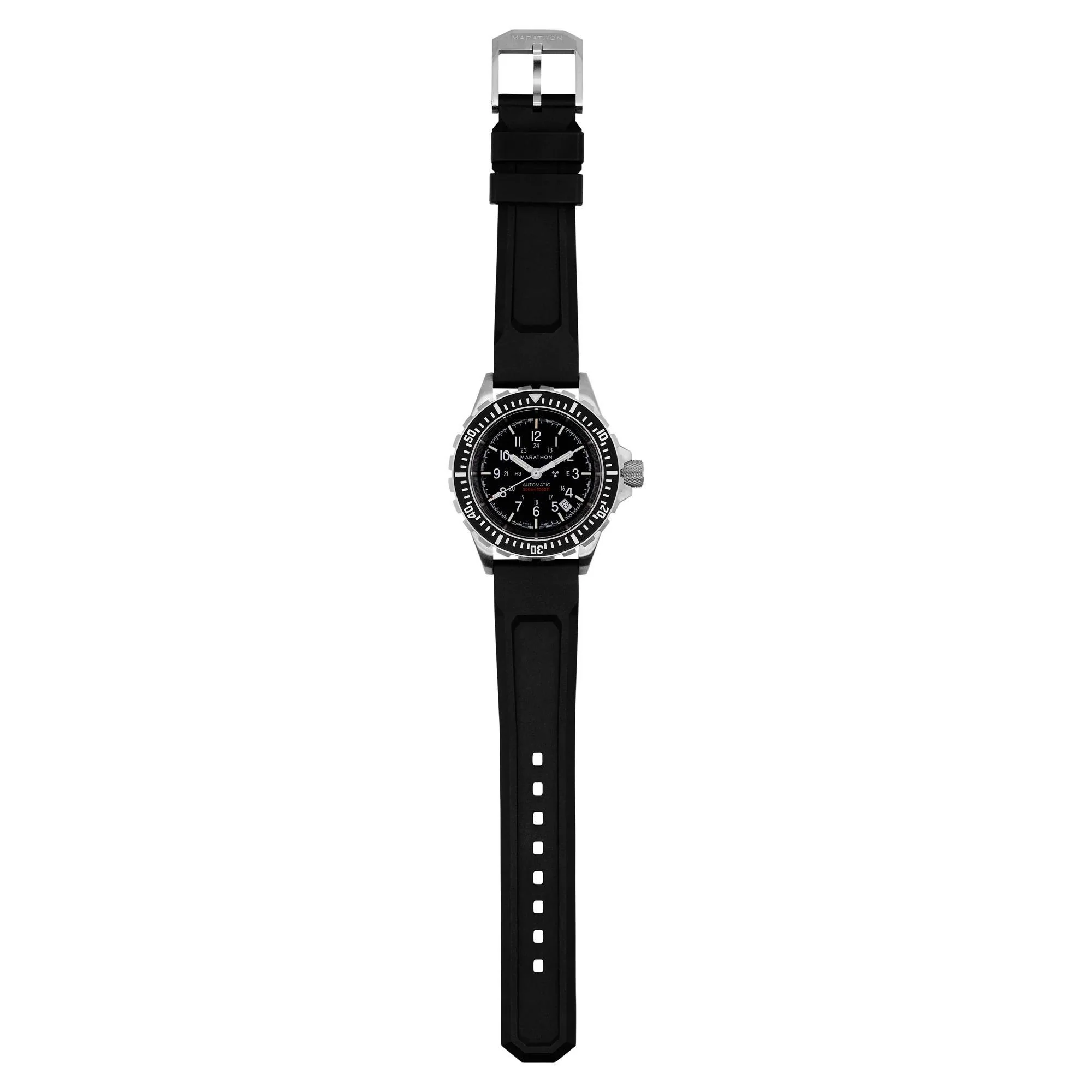 Marathon Large Diver's Automatic Stainless Steel Black Dial Men’s Watch (GSAR) WW194006SS-0130 - Image 8