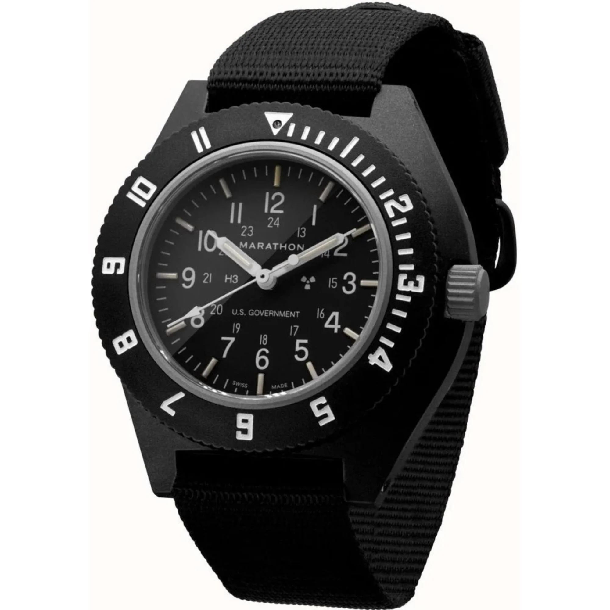 Marathon Pilot's Navigator Quartz Black Dial Men's Watch WW194001BK-0001