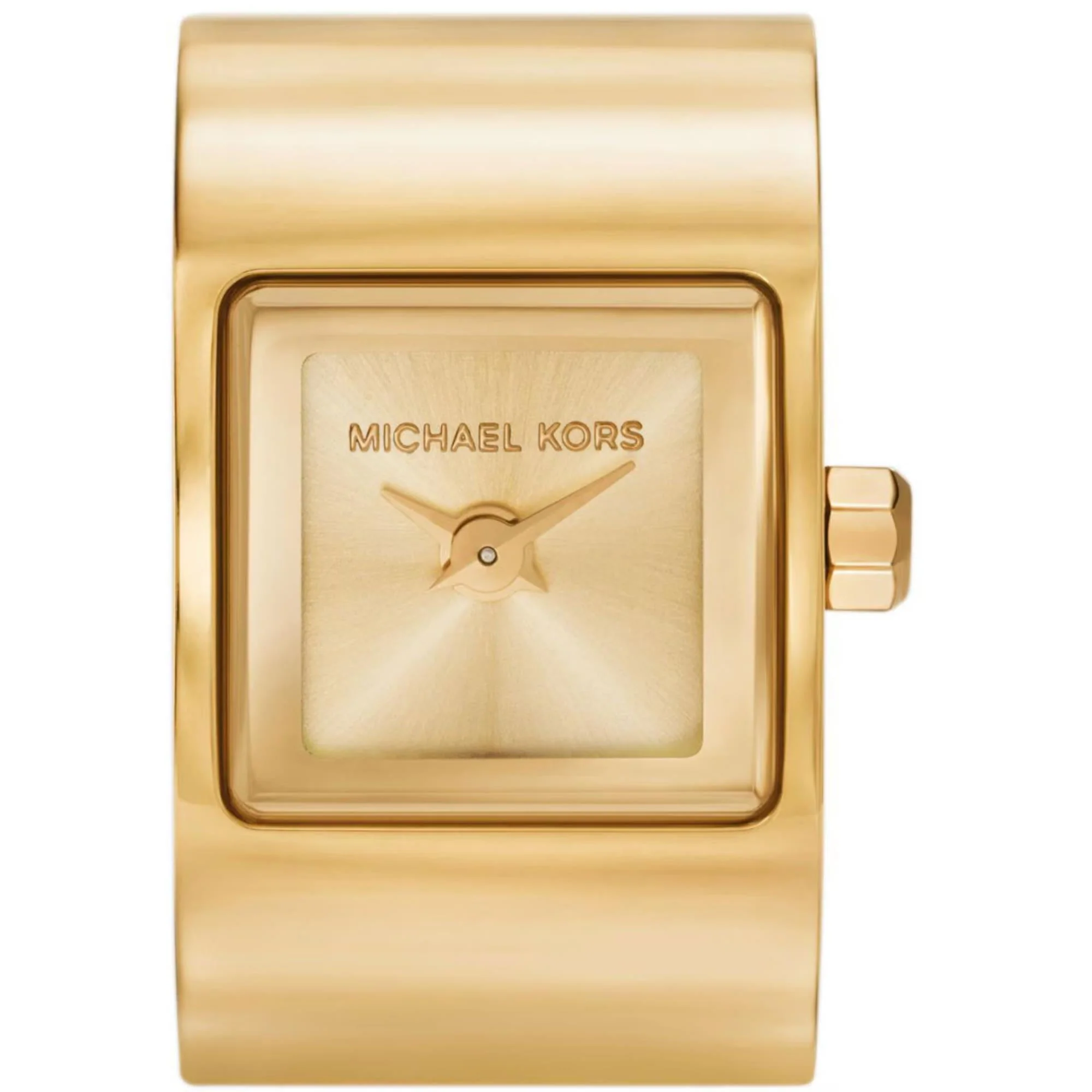 Michael Kors Darrington Gold Dial Gold-Tone Stainless Steel Strap Ladies Watch Ring MK4883 - Image 5