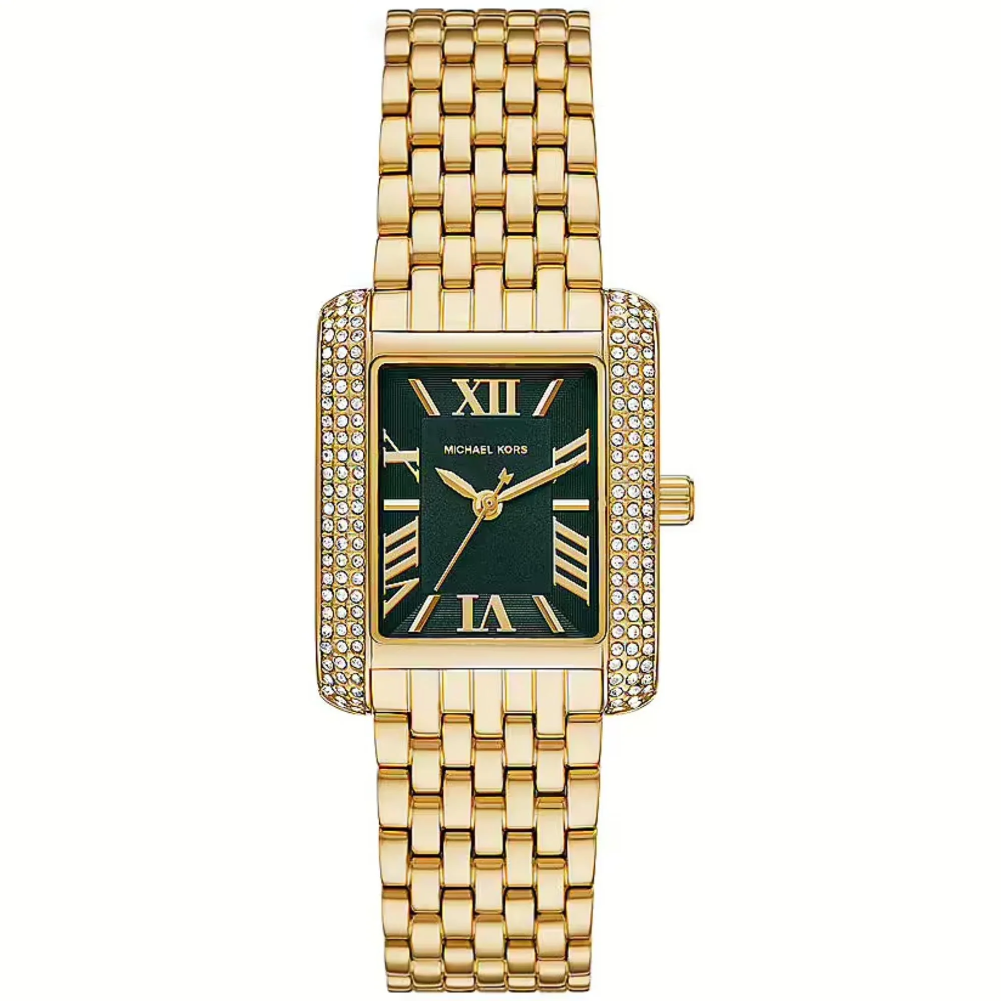 Michael Kors Emery Gold-Tone Stainless Steel Strap Green Dial Women’s Watch MK4742 - Image 5