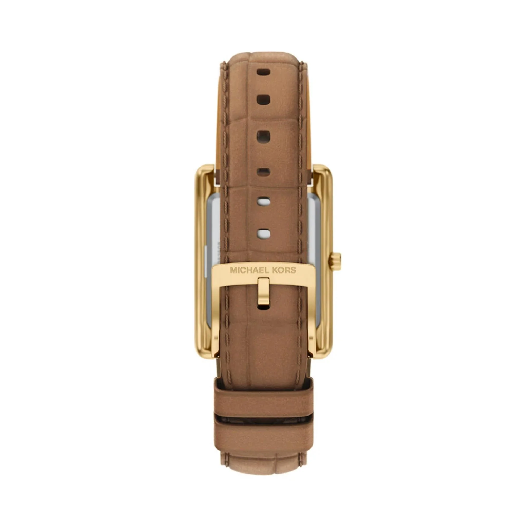 Michael Kors Essex Quartz Gold Dial Leather Strap Women's Watch MK7584 - Image 6
