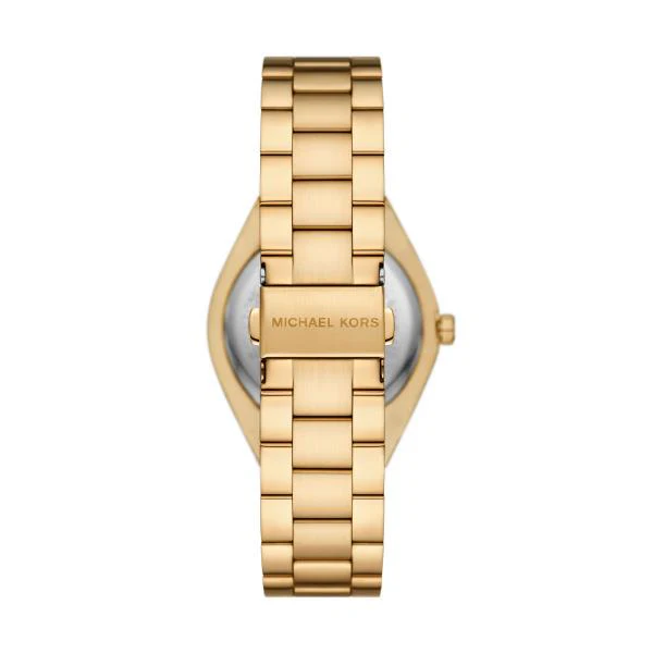 Michael Kors Lennox Gold-Tone Stainless Steel Strap Blue Dial Women's Watch MK7460 - Image 3