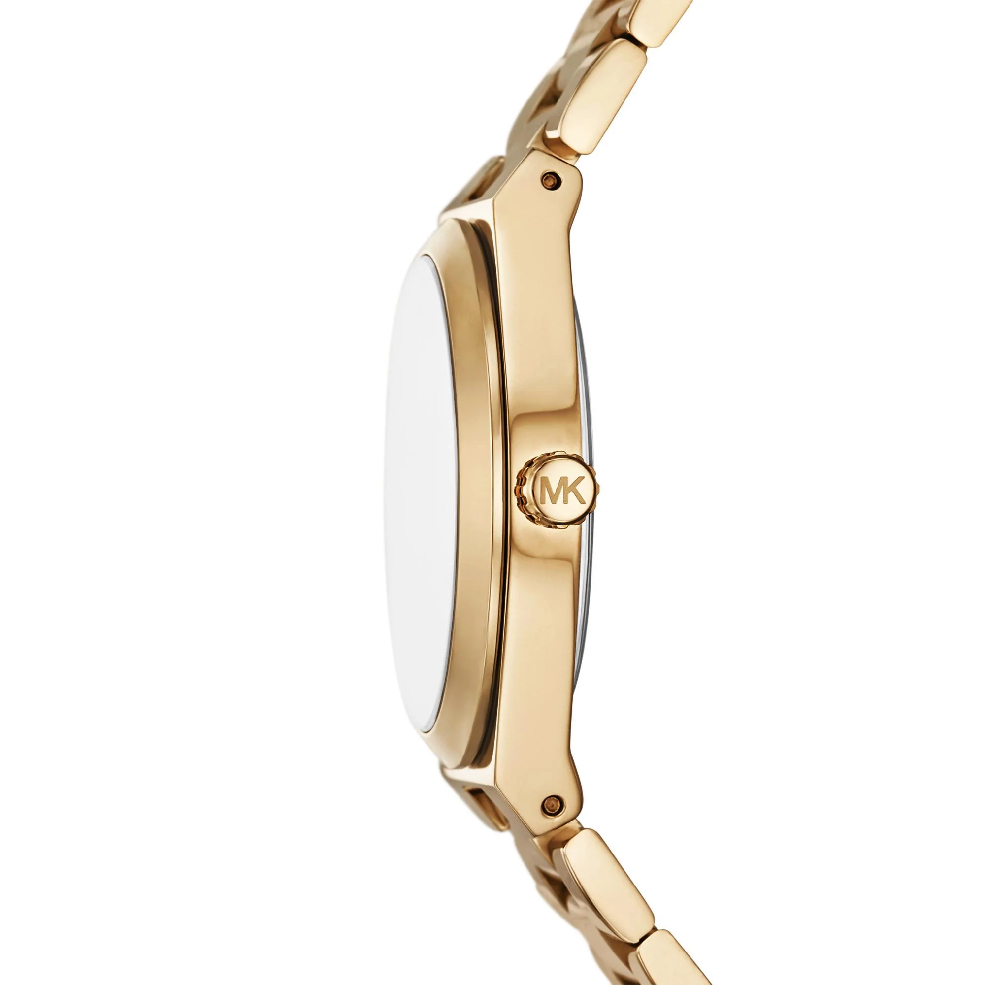 Michael Kors Lennox Gold-Tone Stainless Steel Black-Gold Dial Women's Watch MK7500 - Image 3