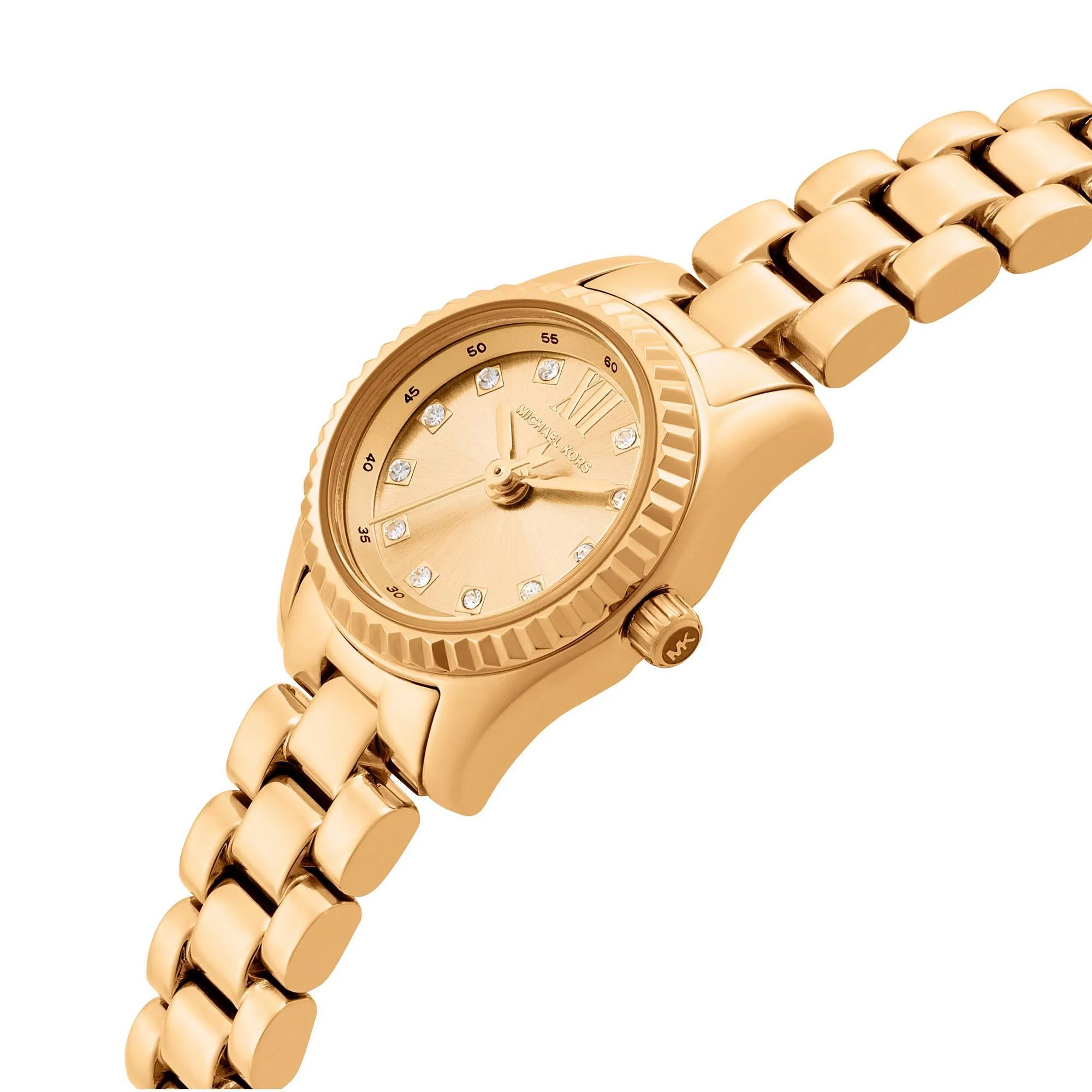 Michael Kors Lexinfton Quartz Gold Dial Steel Strap Women's Watch MK4862 - Image 3