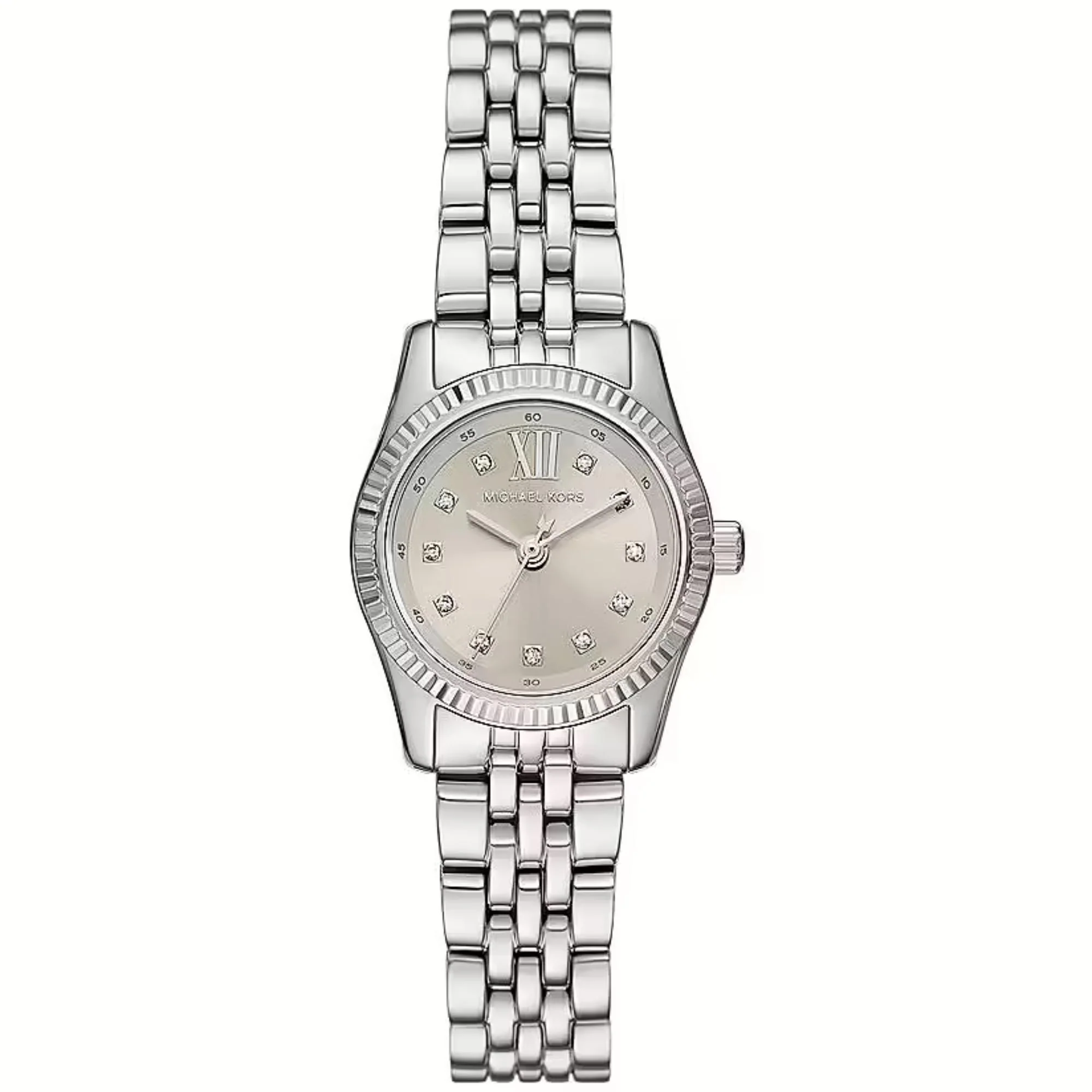 Michael Kors Lexington Stainless Steel Silver Dial Women's Watch MK4843