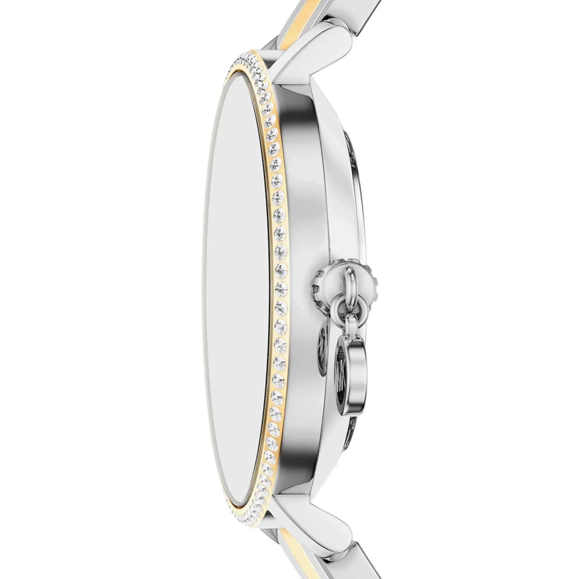 Michael Kors Mini Pyper Pave Silver Patterned Dial Steel Strap Women's Watch MK7574 - Image 4