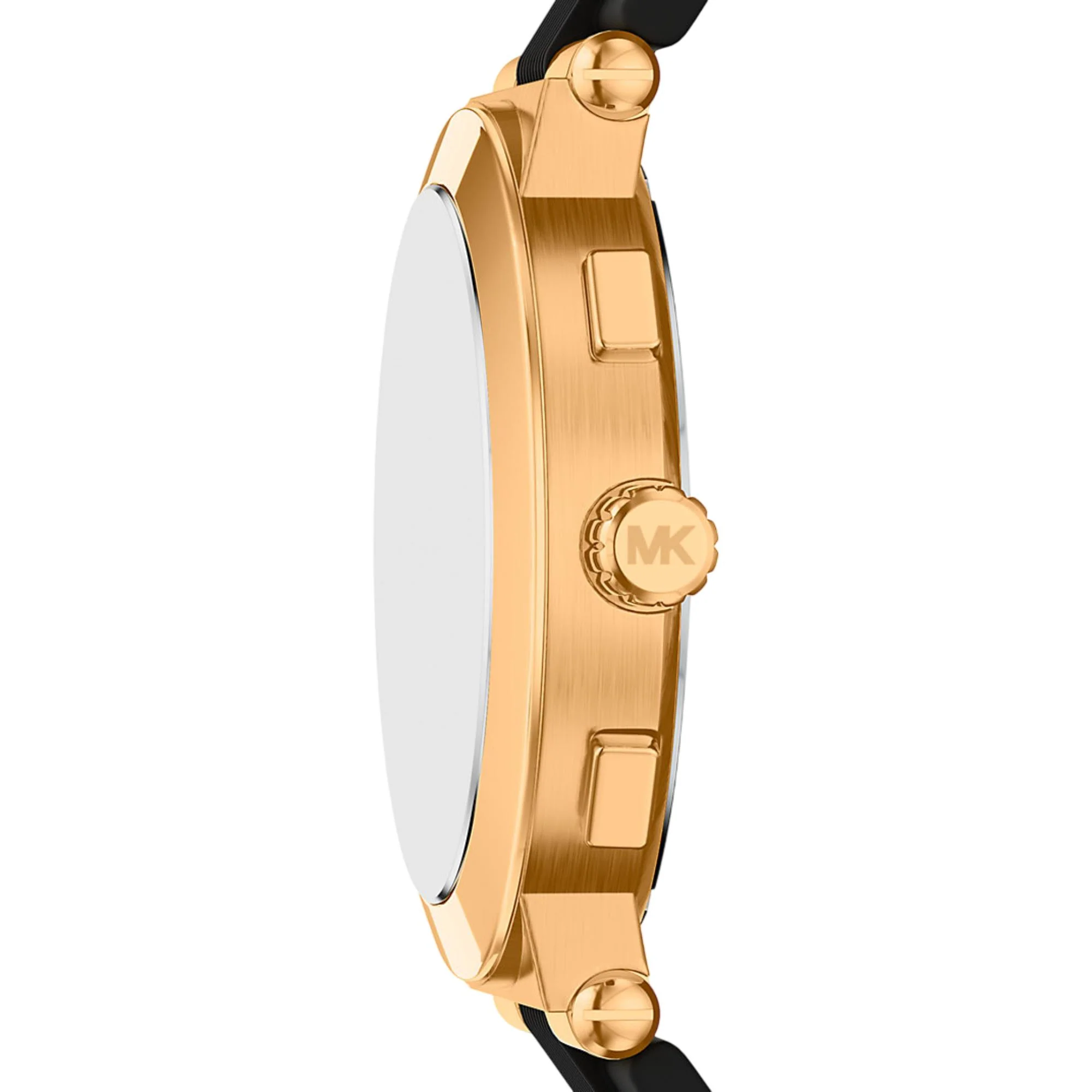 Michael Kors Oversized Billie Chronograph Black Dial Silicone Strap Men's Watch MK9253 - Image 4