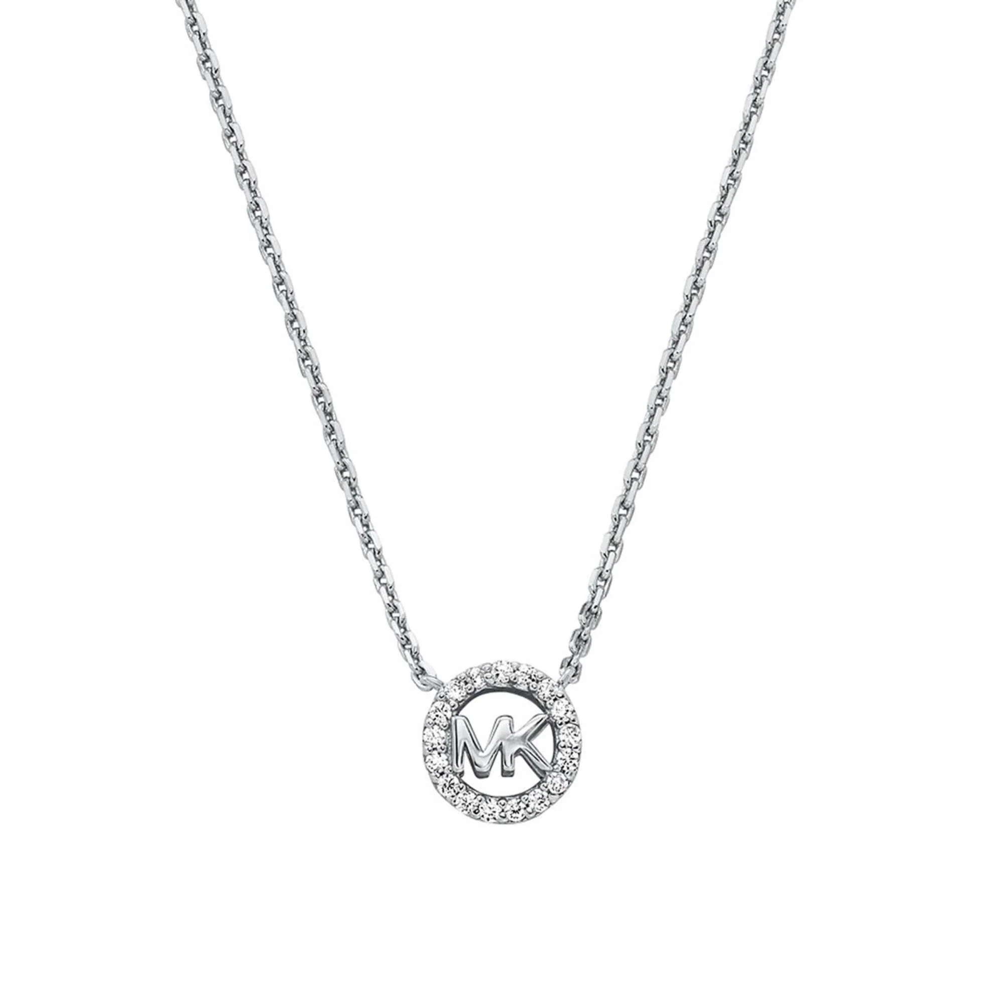 Michael Kors Premium Silver Tone Women's Necklace MKC1726CZ040