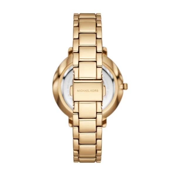 Michael Kors Pyper White Dial with Gold-Tone Stainless Steel Strap Ladies Watch MK4666 - Image 3