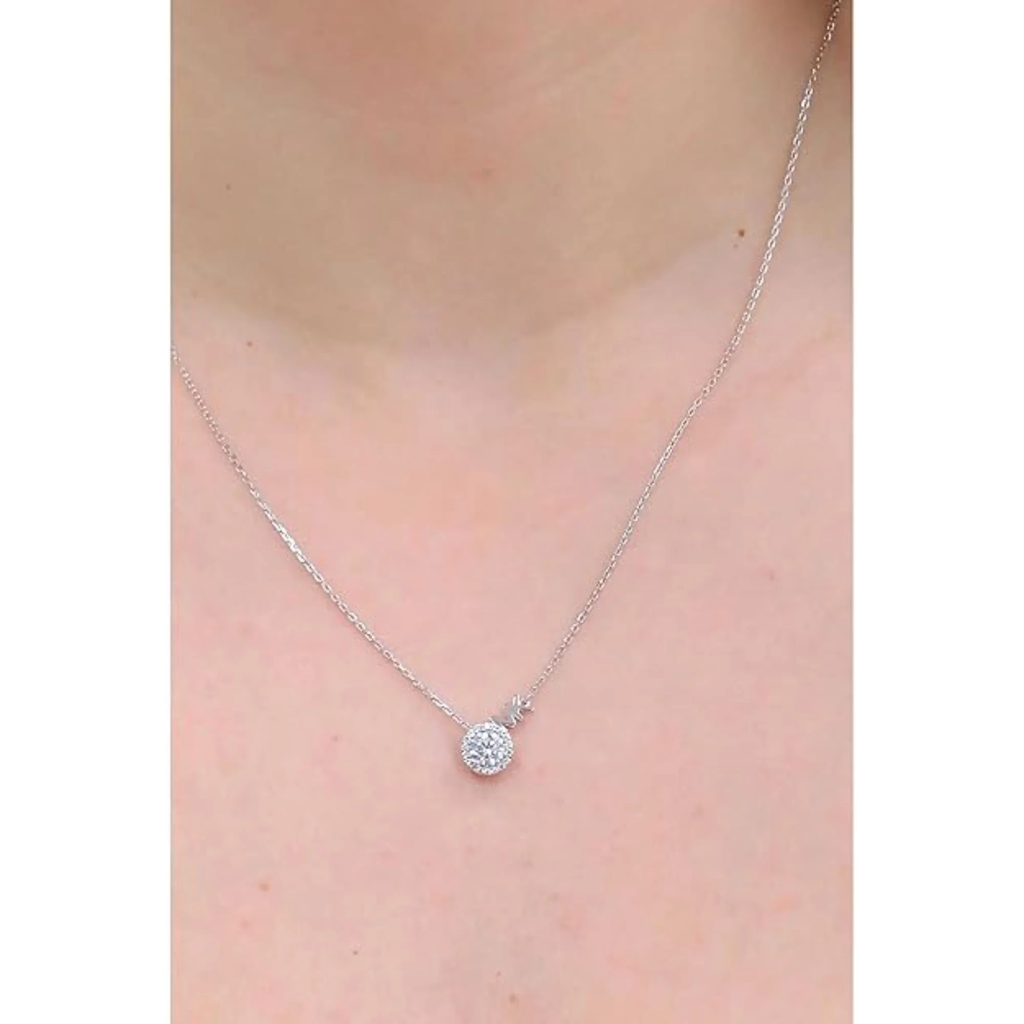 Michael Kors Sterling Silver CZ Pendant Women's Necklace MKC1208AN040 - Image 3