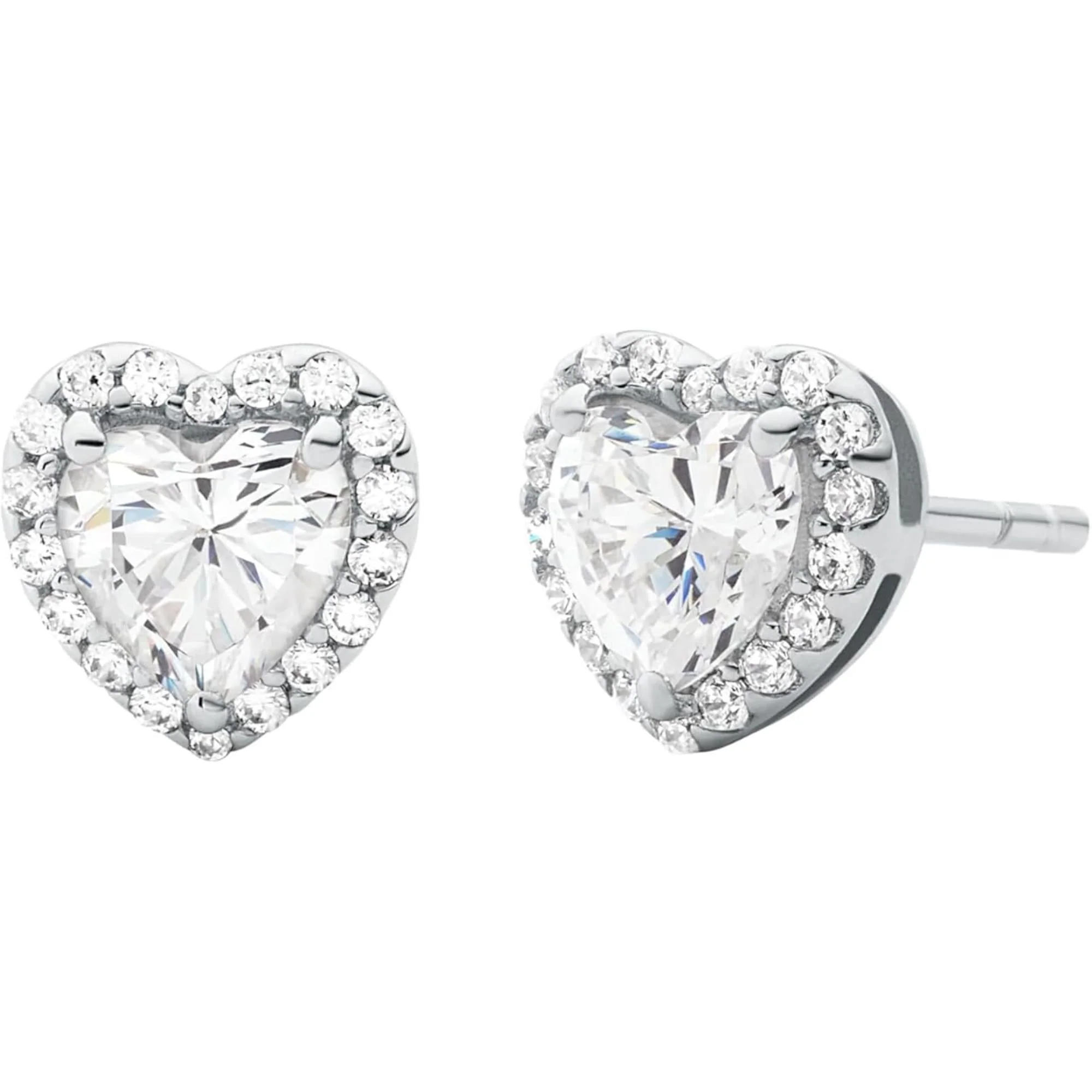 Michael Kors Sterling Silver Heart Stud Women's Earrings MKC1519AN040 - Image 5