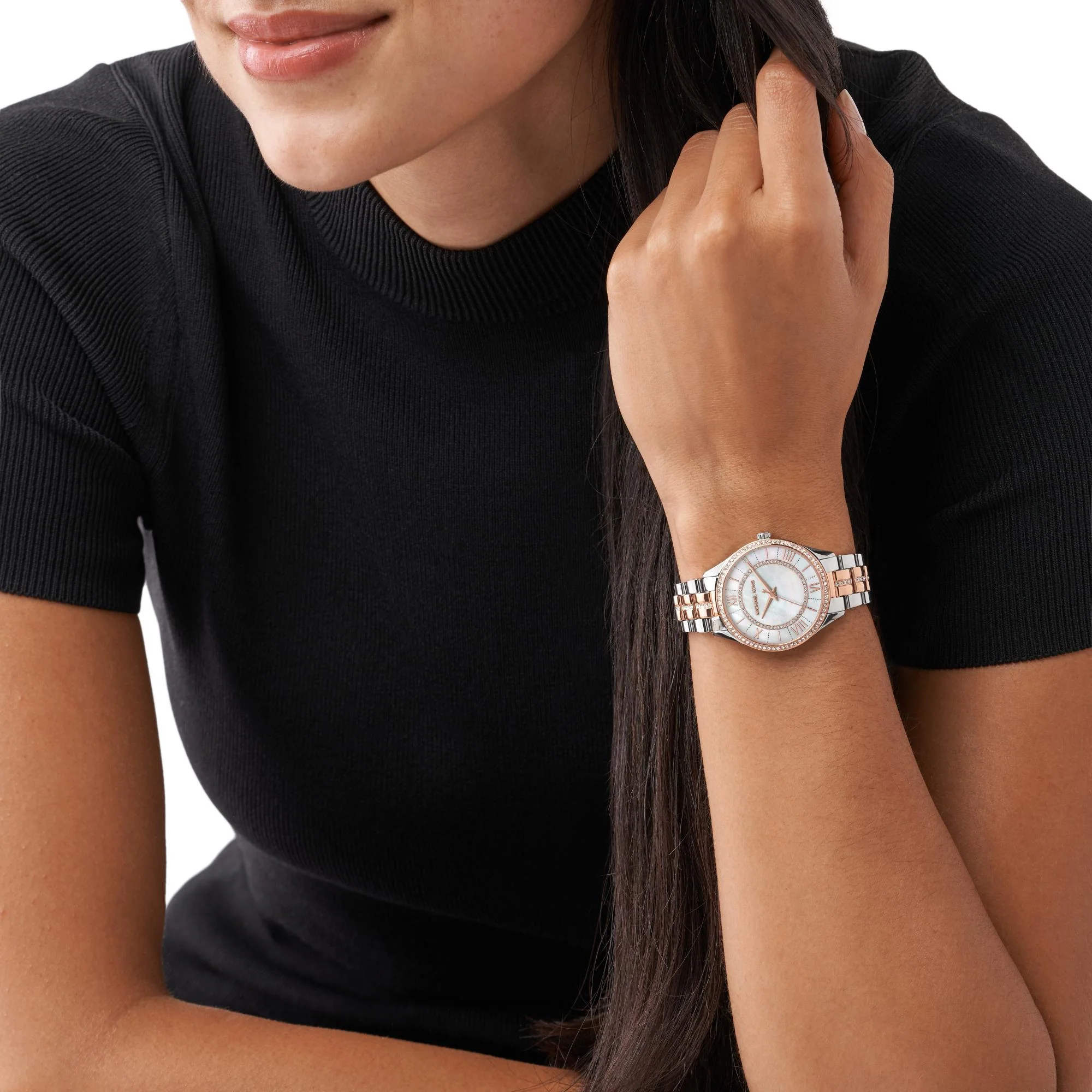 Michael Kors Lauryn Stainless Steel Women's White Dial Women's Watch MK3979 - Image 10