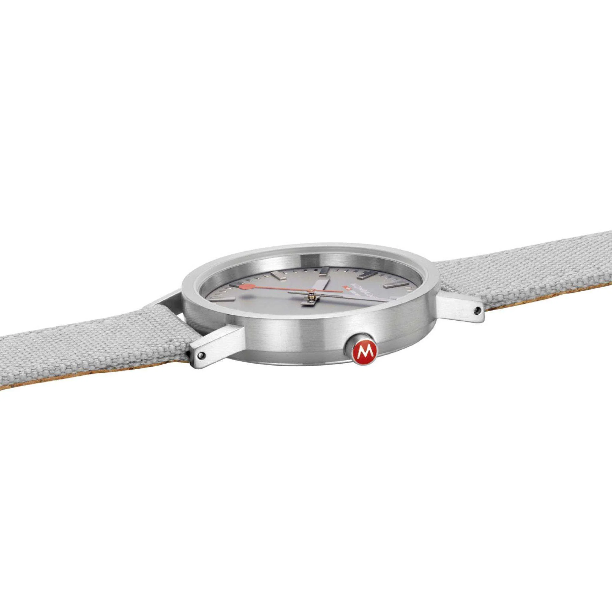 Mondaine Classic Good Gray Dial Textile Strap Unisex Watch A660.30314.80SBH - Image 4