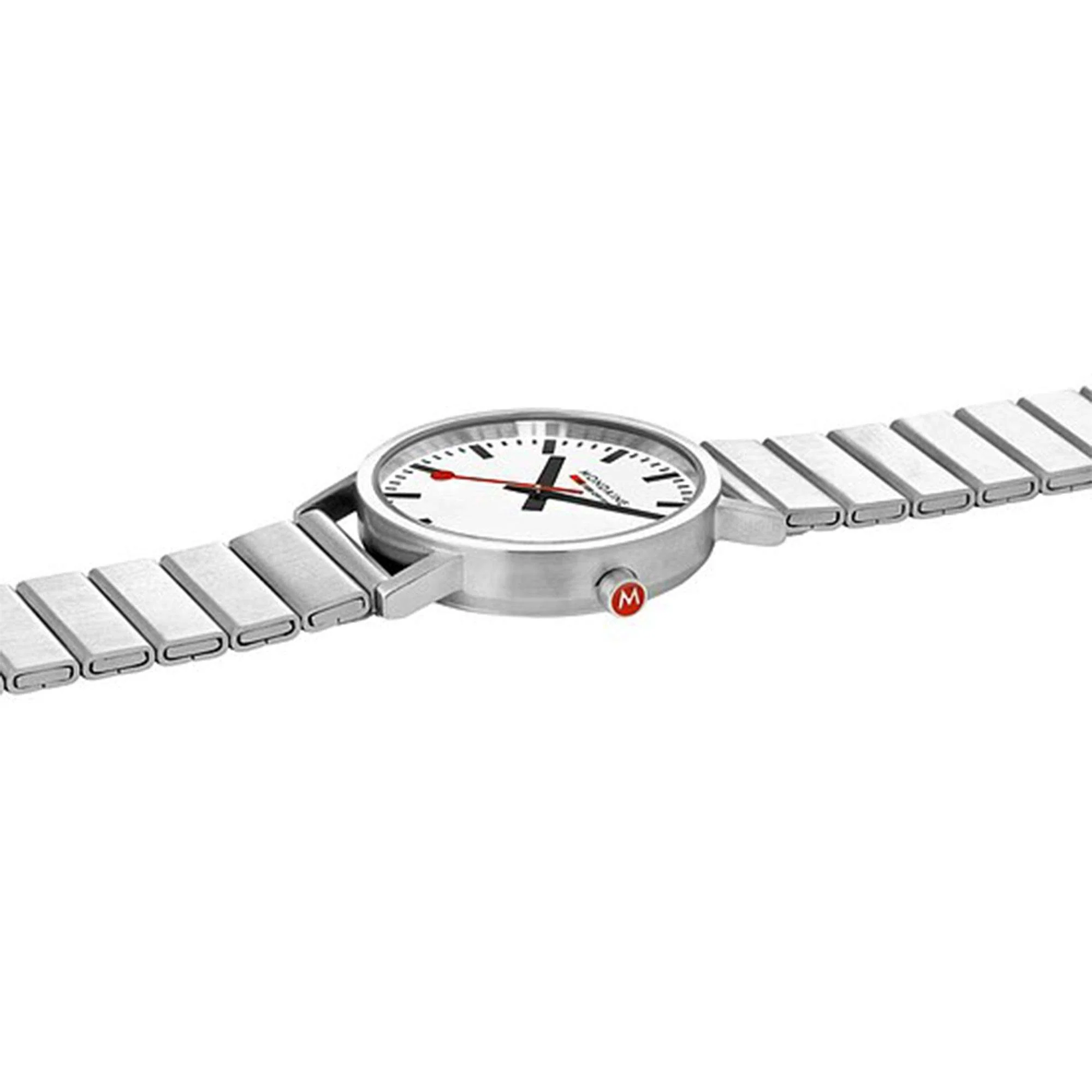 Mondaine Classic Quartz White Dial Stainless Steel Bracelet Ladies Watch A660.30314.16SBJ - Image 4