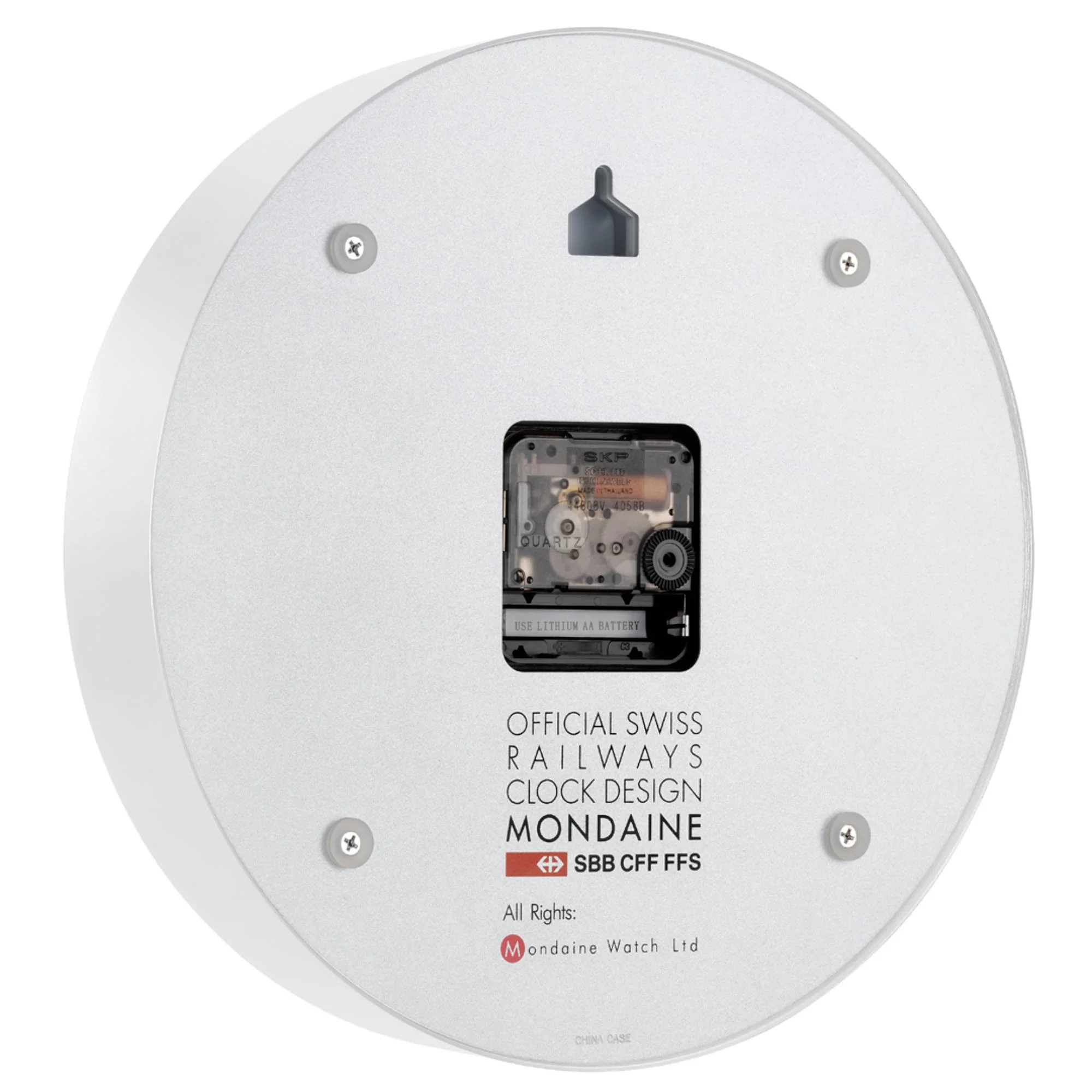 Mondaine Classic White Frame White Dial Wall Clock A990.CLOCK.10SBB - Image 15
