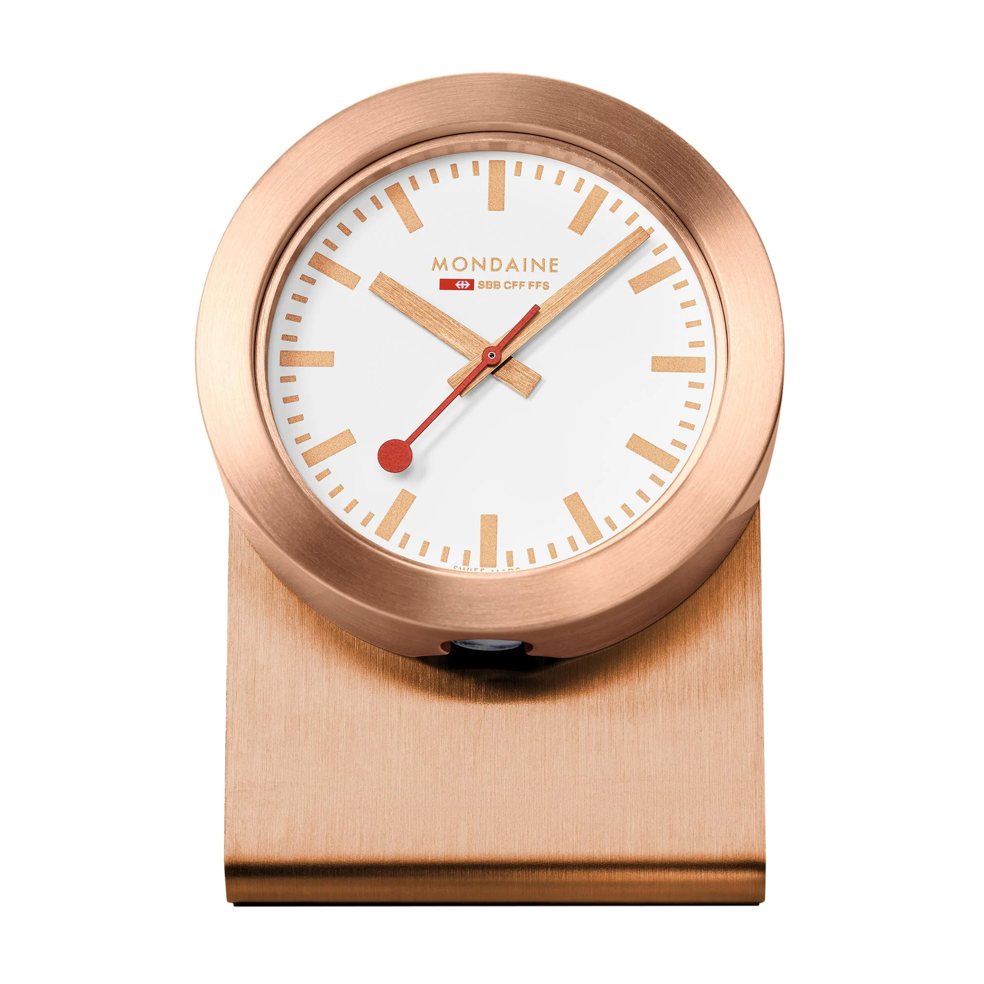 Mondaine Magnet Clock Copper Case 50mm A660.30318.82SBK - Image 4