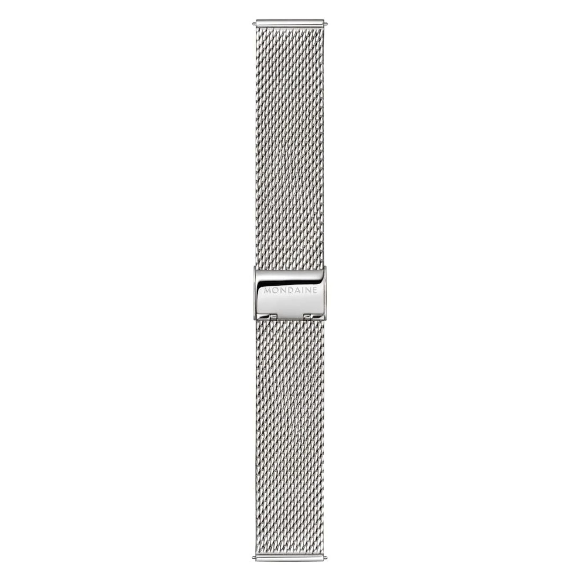 Mondaine Doppio Quartz Off-White Dial Steel Strap Men's Watch MLE.41210.SM - Image 8