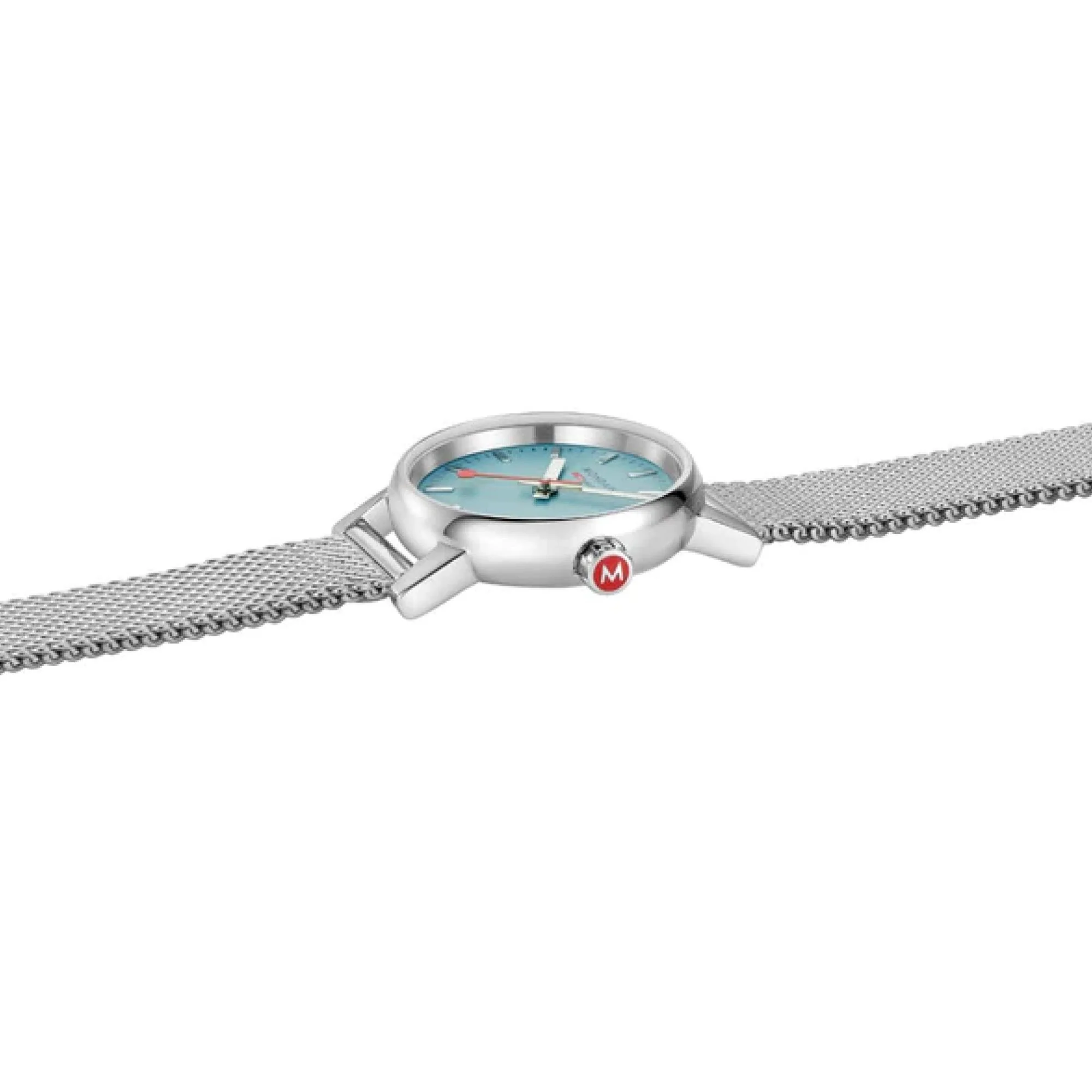 Mondaine evo2 316L Stainless Steel Bracelet Blue Dial Ladies Watch MSE.26140.SM - Image 9