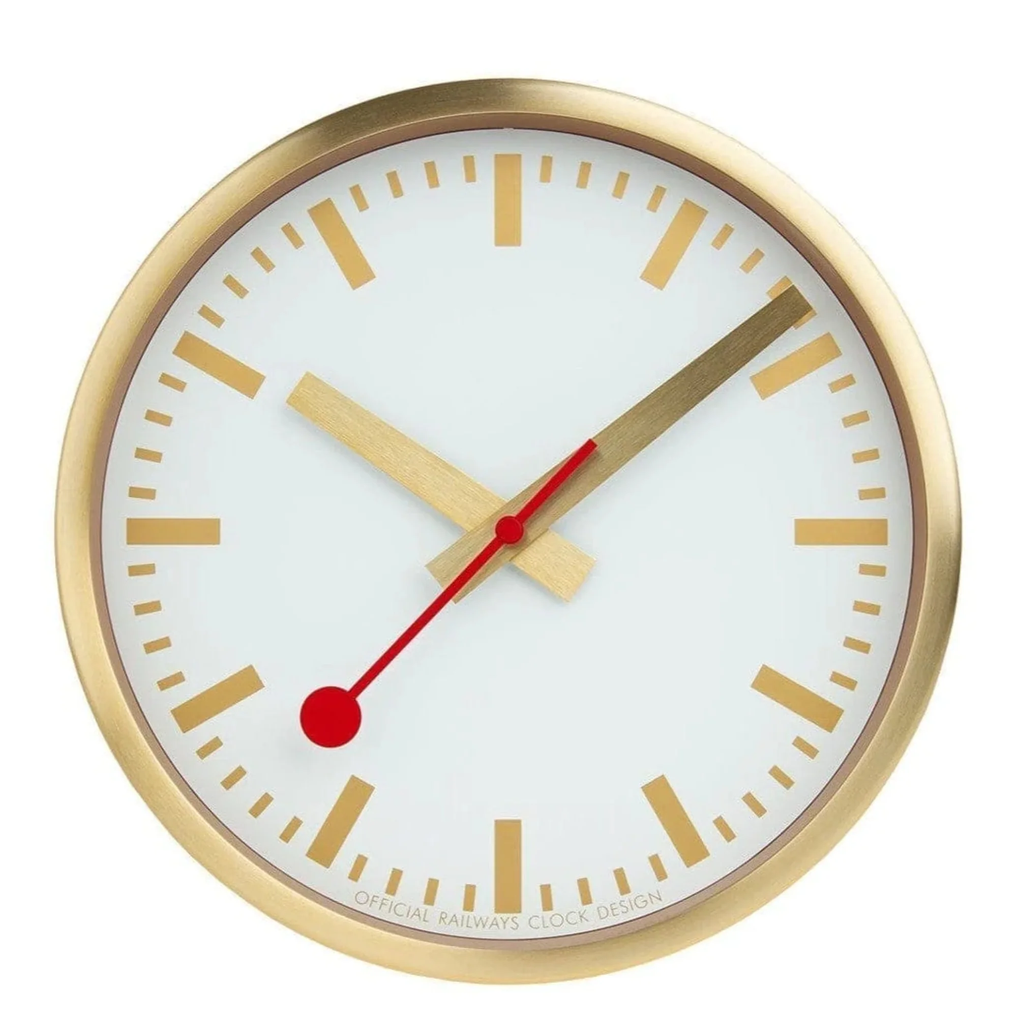 Mondaine Gold Wall Clock A990.CLOCK.17SBG