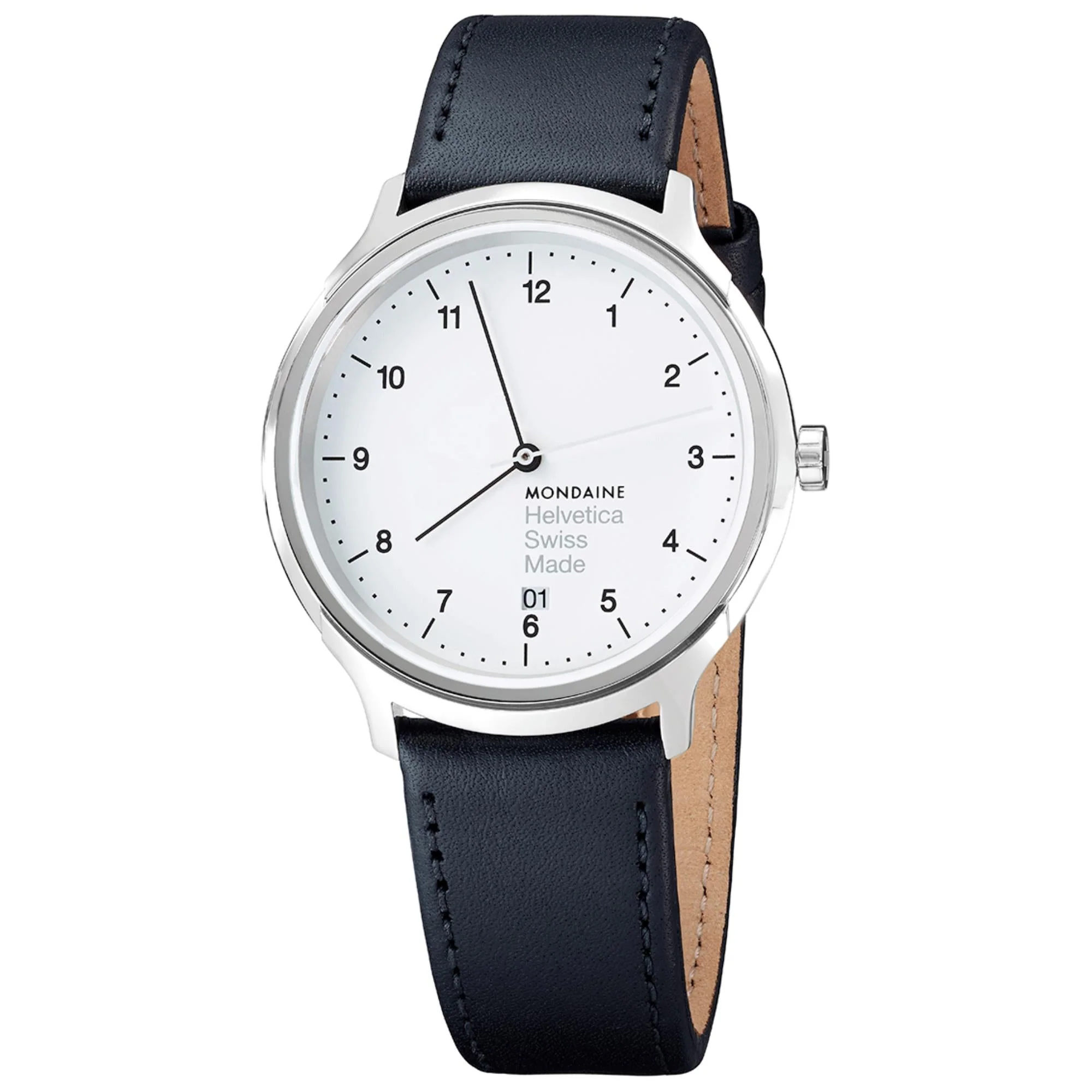 Mondaine Helvetica No1 Regular White Dial Men's Watch MH1.R2210.LB - Image 4