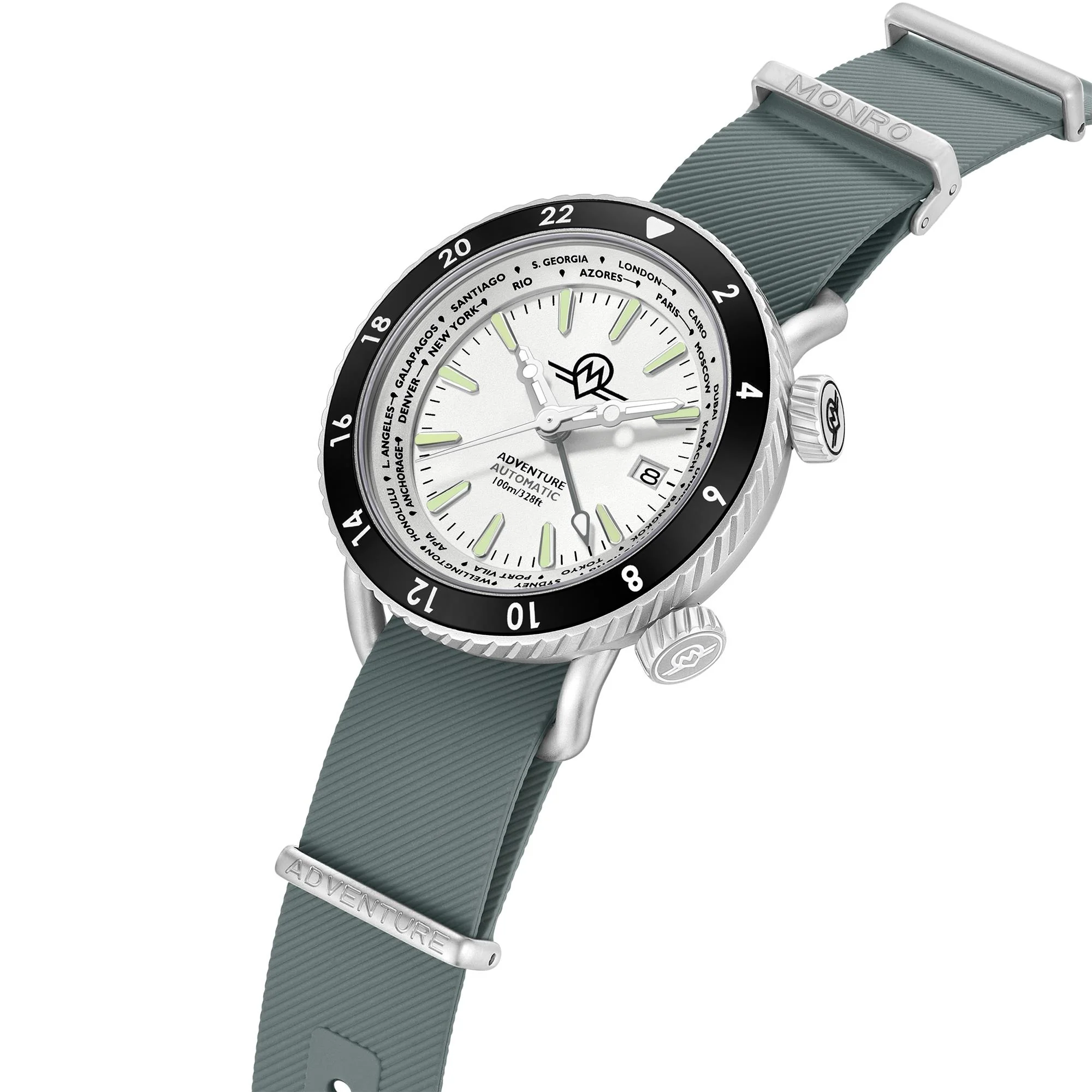 Monro Adventure Arctic White Dial Automatic Men's Watch MA-6 - Image 14