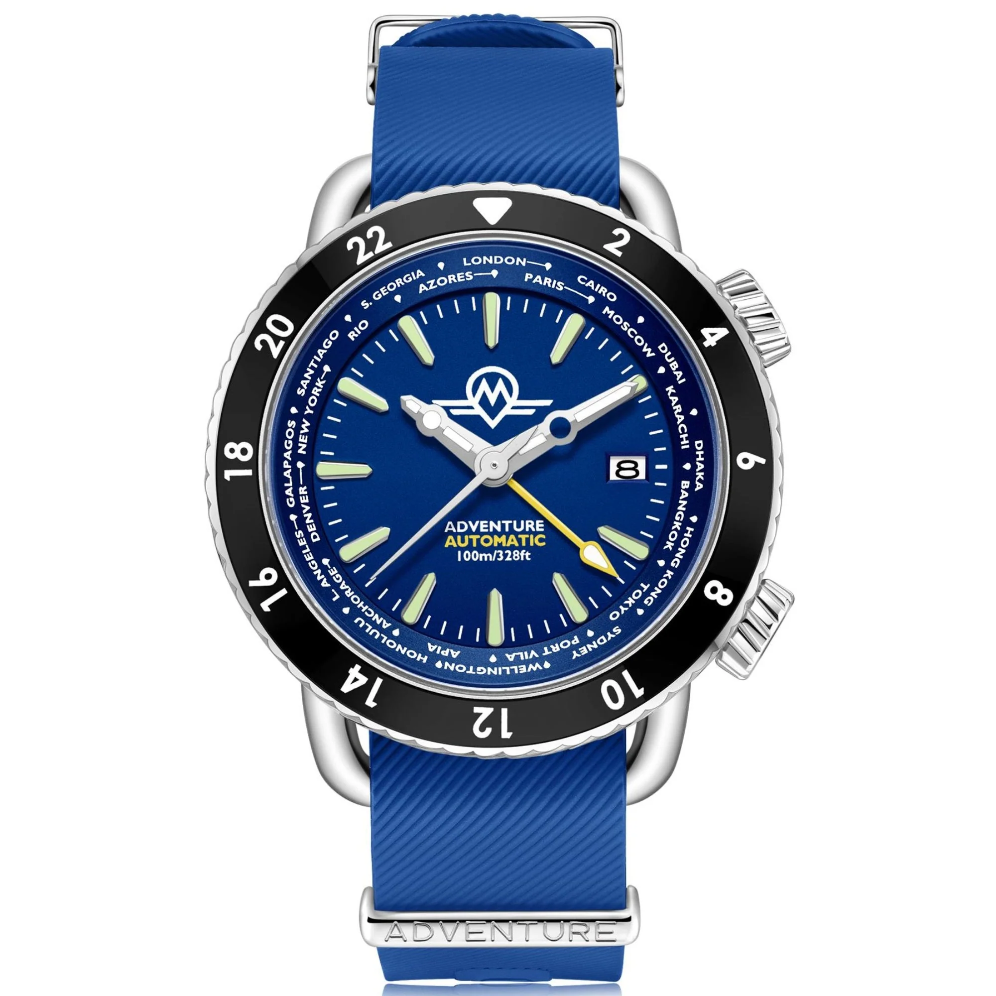 Monro Adventure Deep Sea Blue Dial Automatic Men's Watch MA-2 - Image 9