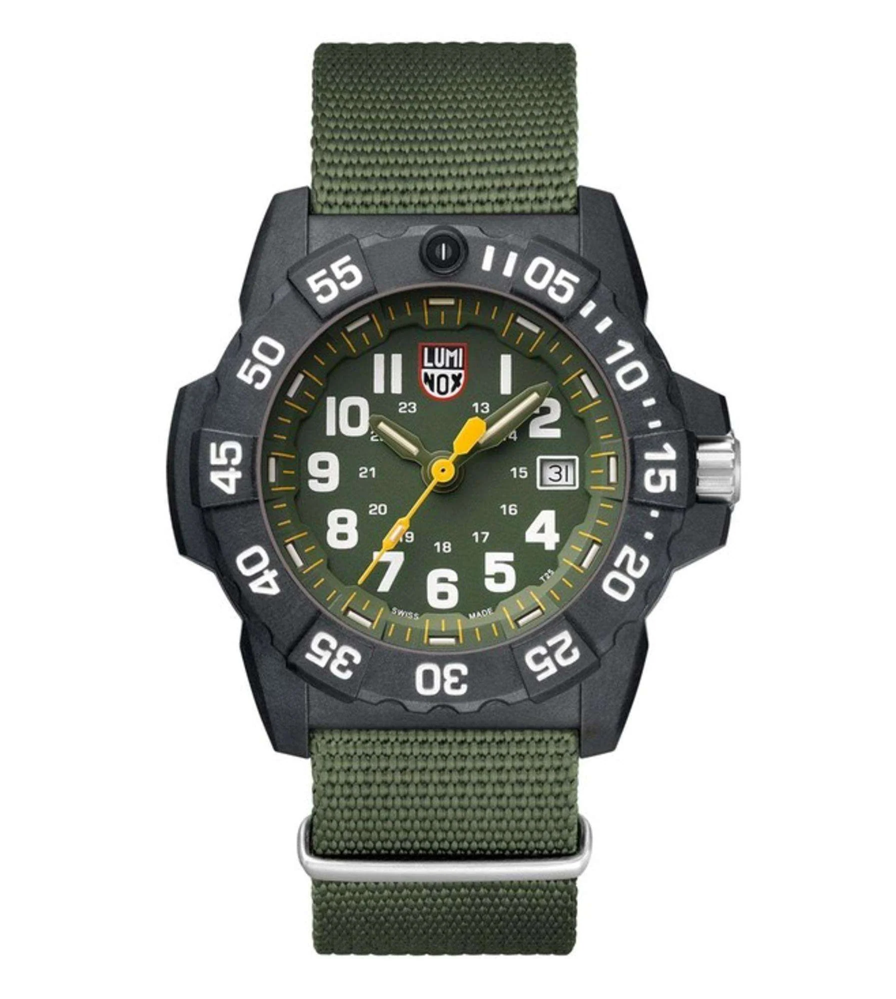 LUMINOX NAVY SEAL 3500 SEA SERIES Green Dial Men's Watch XS.3517.L - Image 6