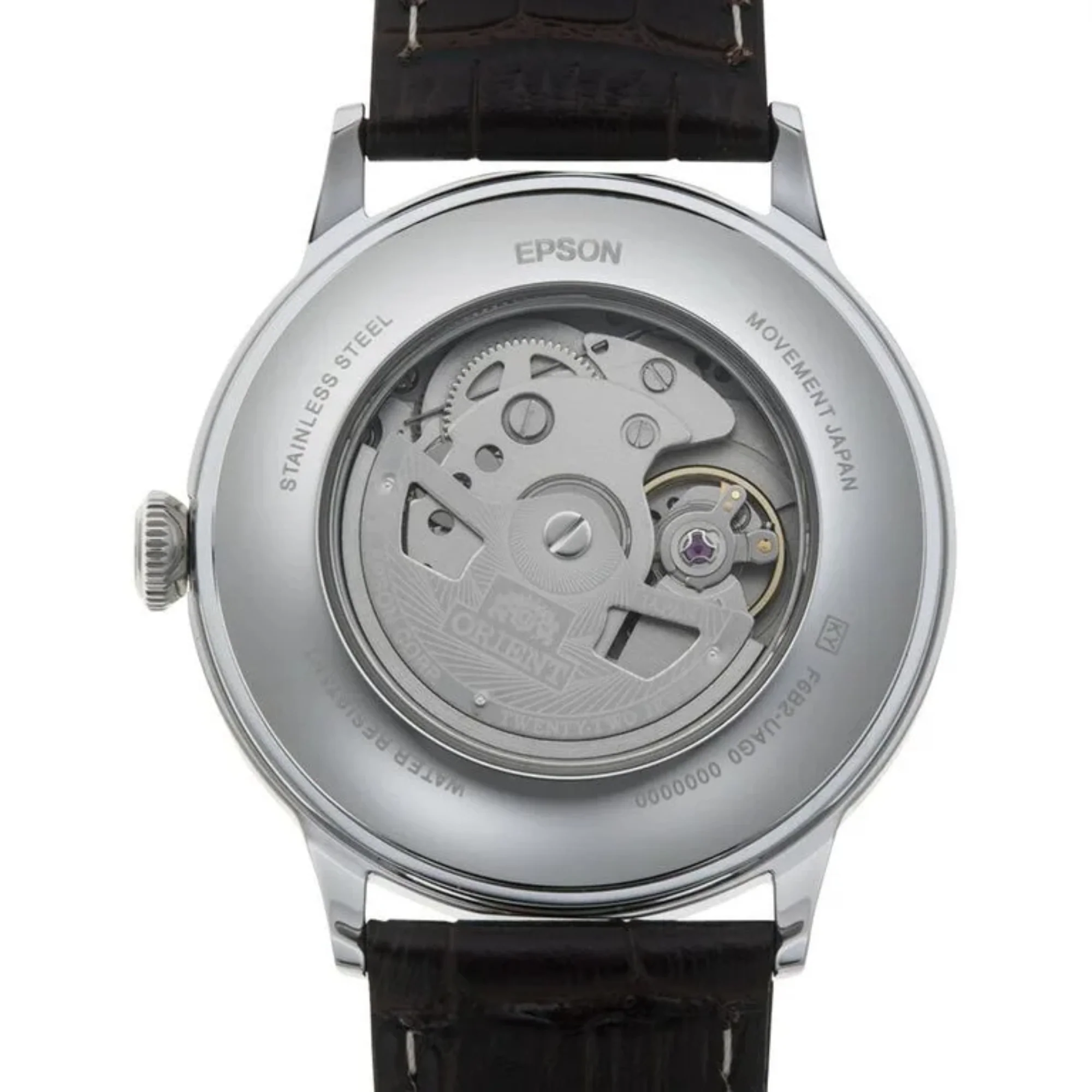 Orient Bambino Classic Vintage Style Automatic Cream Dial Men’s Dress Watch RA-AK0702Y30B - Image 4