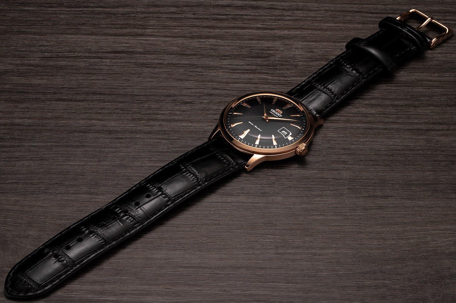 Orient Bambino Automatic Black Dial Leather Strap Men's Watch TAC00001B0 - Image 3