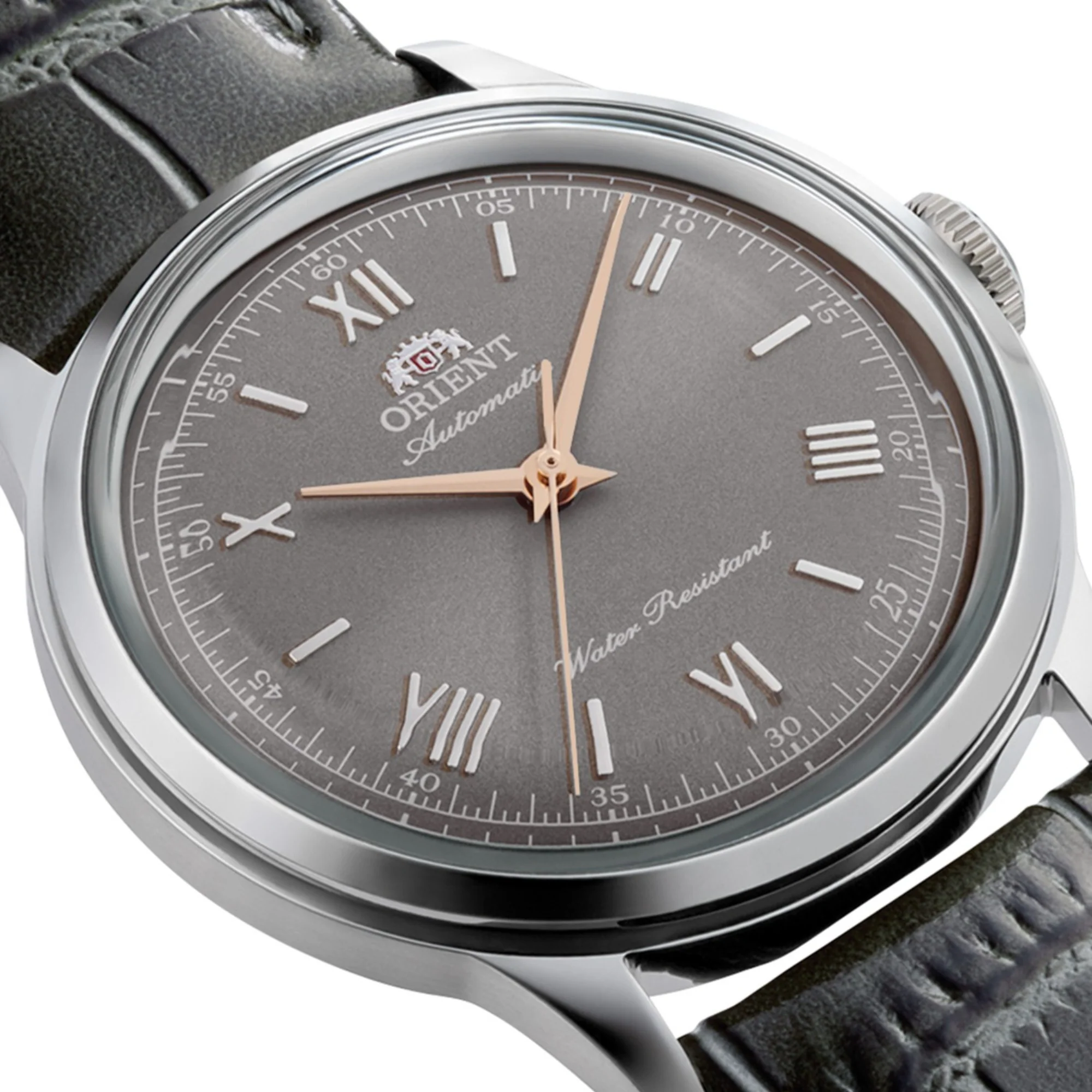 Orient Bambino 'No Date' 38mm Limited Edition Grey Dial Leather Strap Men's Automatic Watch RA-BB0006N30B - Image 7