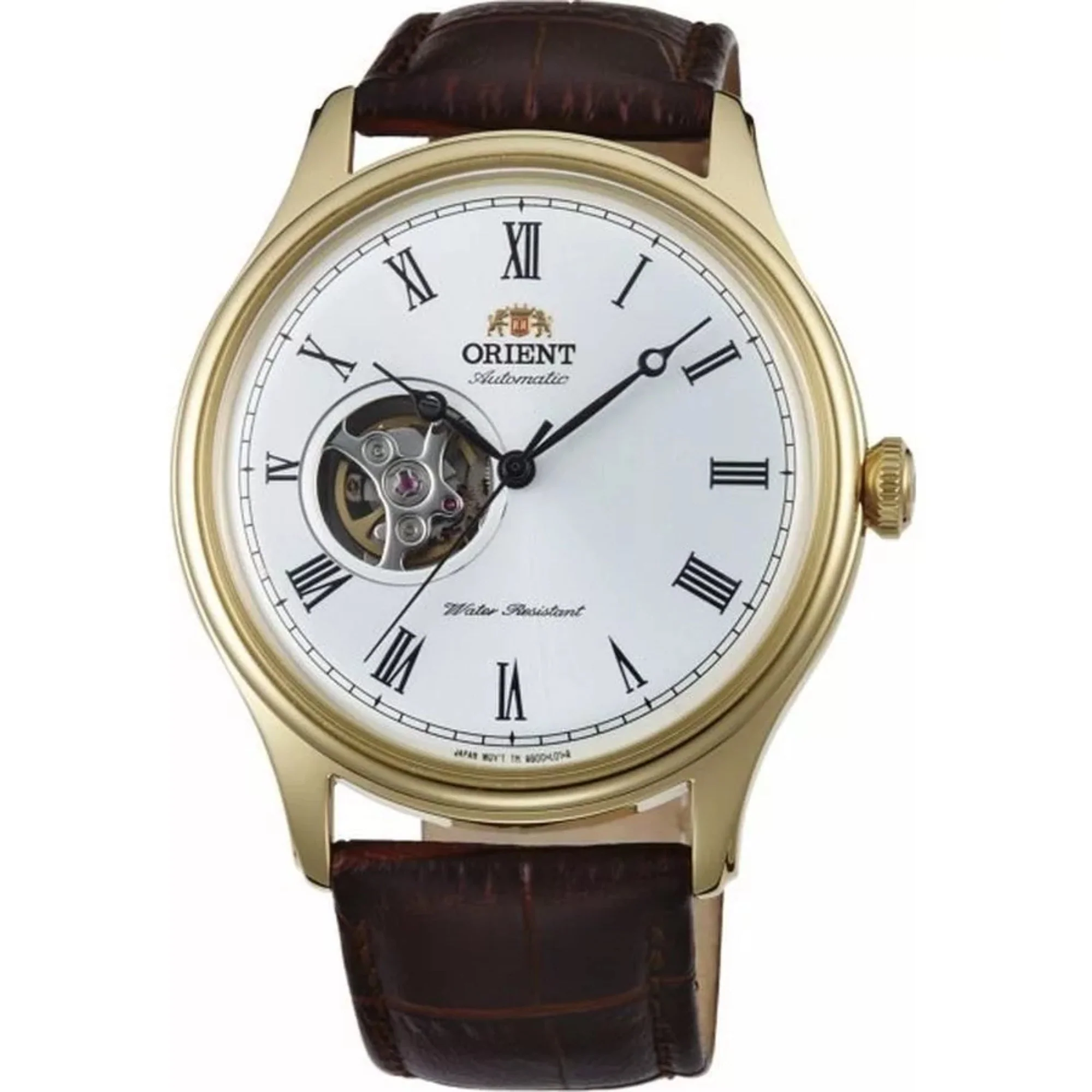 Orient Classic Semi-Skeleton Automatic White Dial Leather Strap Men’s Watch TAG00002W0 - Image 7