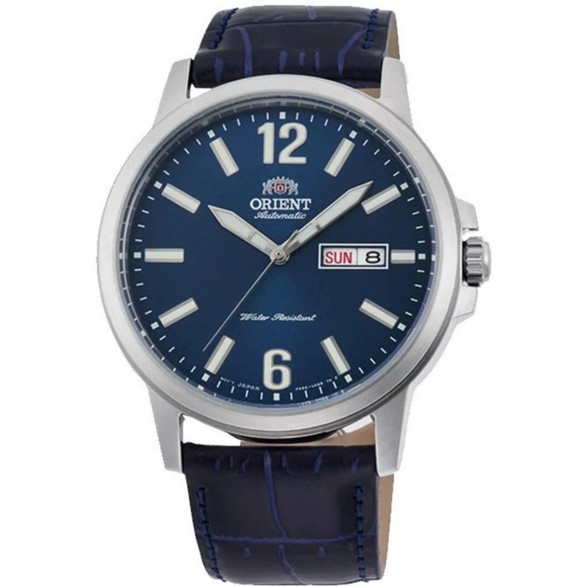 Orient Contemporary Automatic Blue Dial Leather Strap Men’s Watch RA-AA0C05L39B