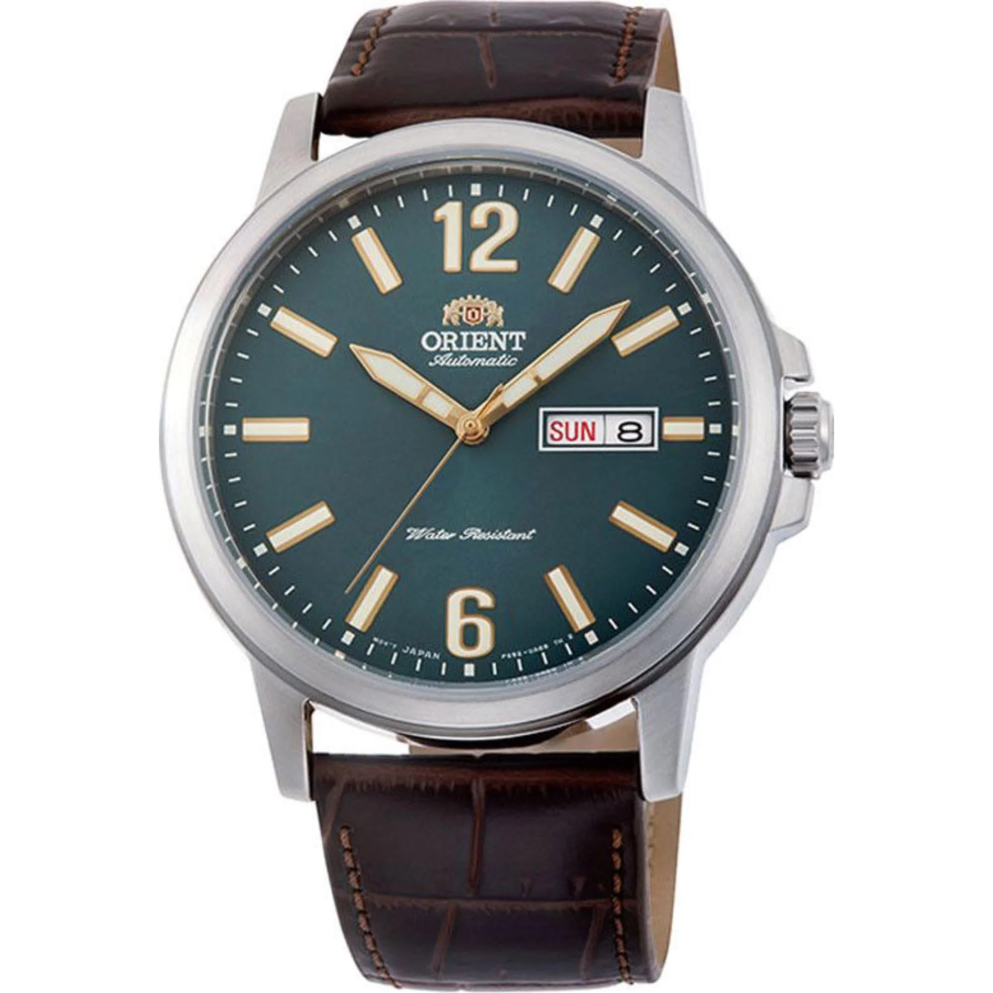 Orient Contemporary Automatic Green Dial Leather Strap Men’s Watch RA-AA0C06E39B
