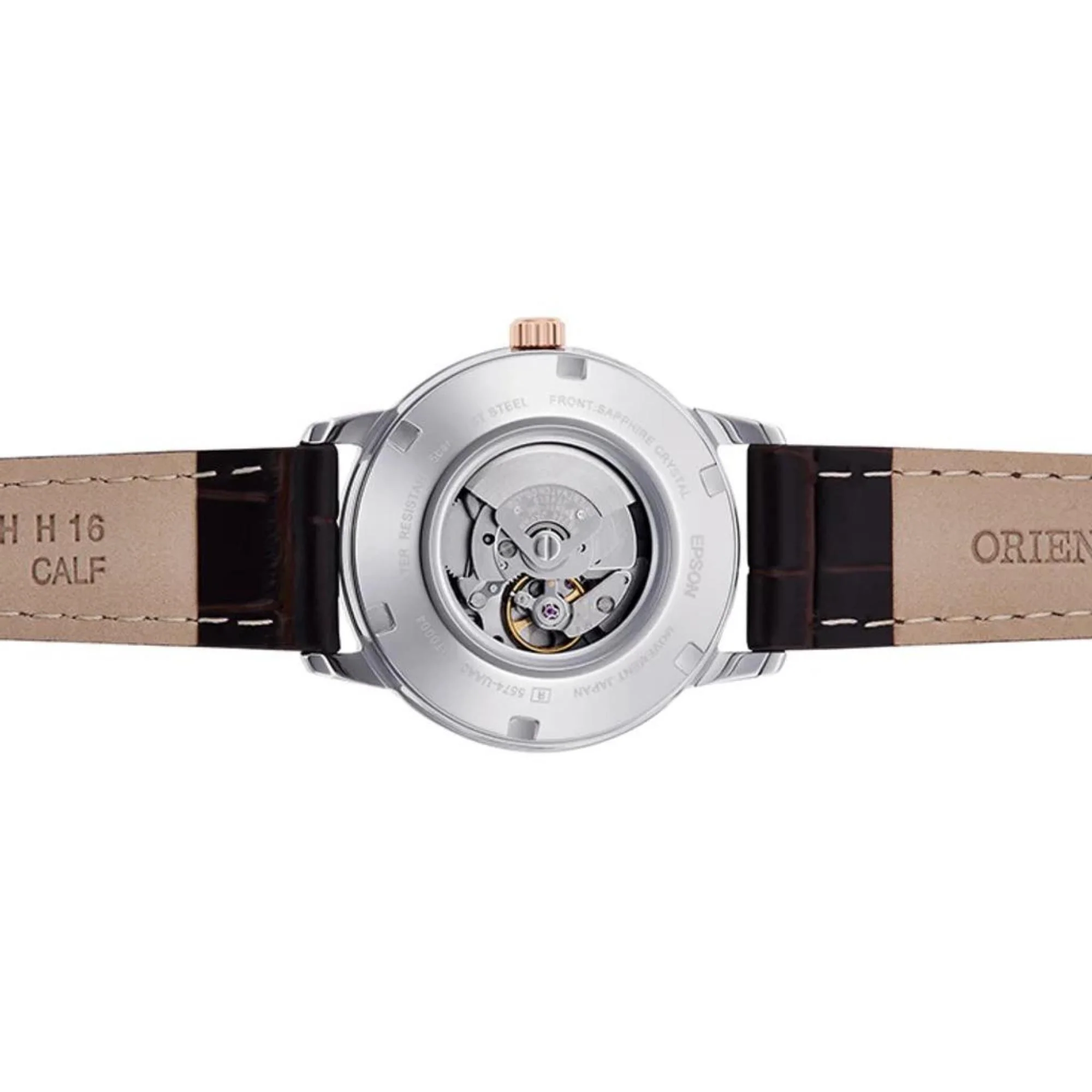 Orient Contemporary Ex-Display White Dial Leather Strap Automatic Ladies Watch RA-NR2004S10B - Image 2