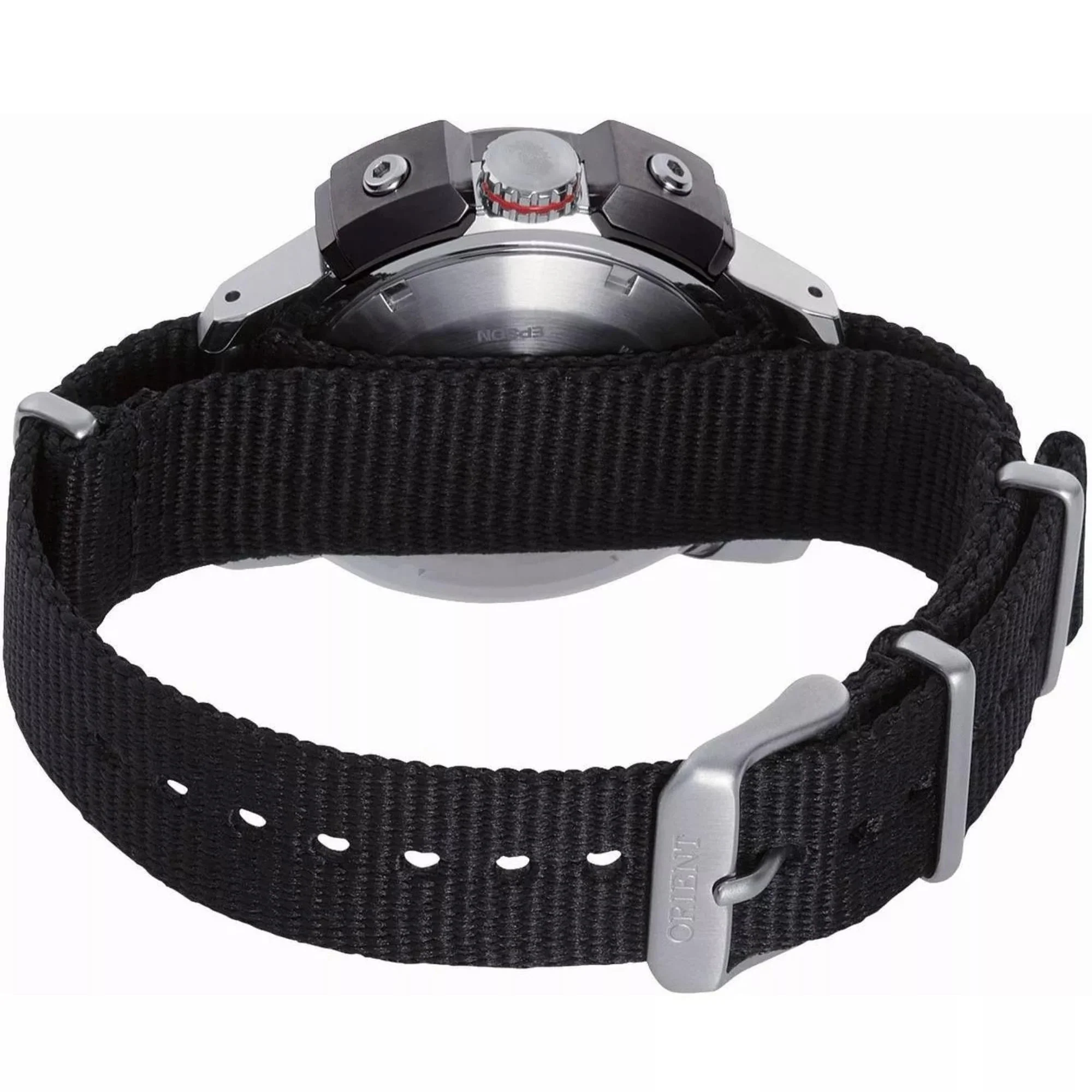 Orient M-Force Automatic Green Dial Nylon Strap Men's Dive Watch RA-AC0N03E10B - Image 2