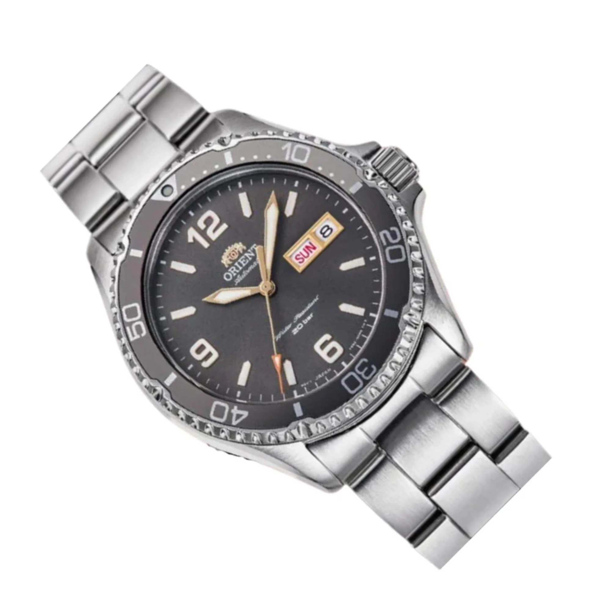 Orient Mako 2023 Automatic Grey Dial Steel Strap Men’s Dive Watch RA-AA0819N39B - Image 2